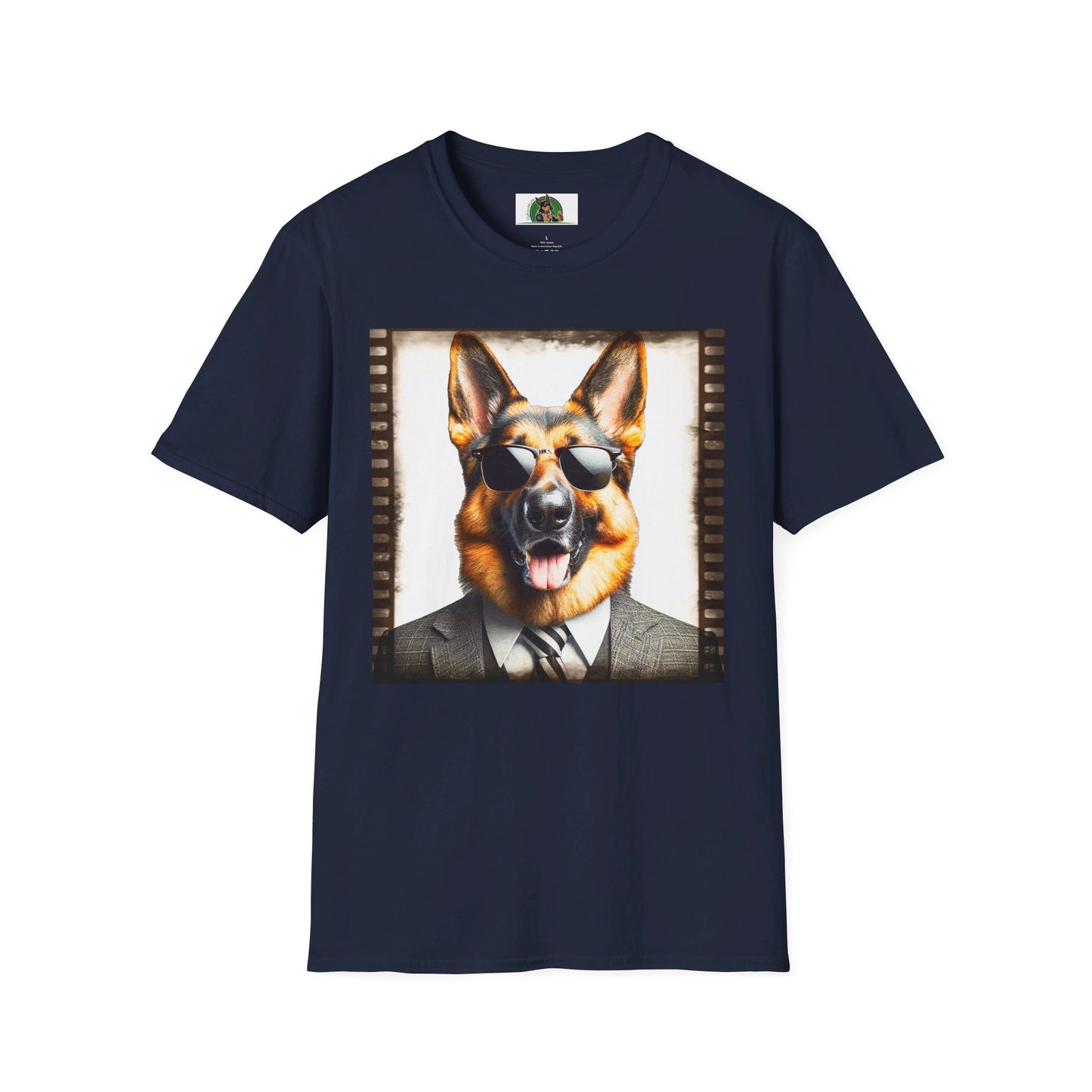 German Shepherd T-Shirt Printify Navy S 