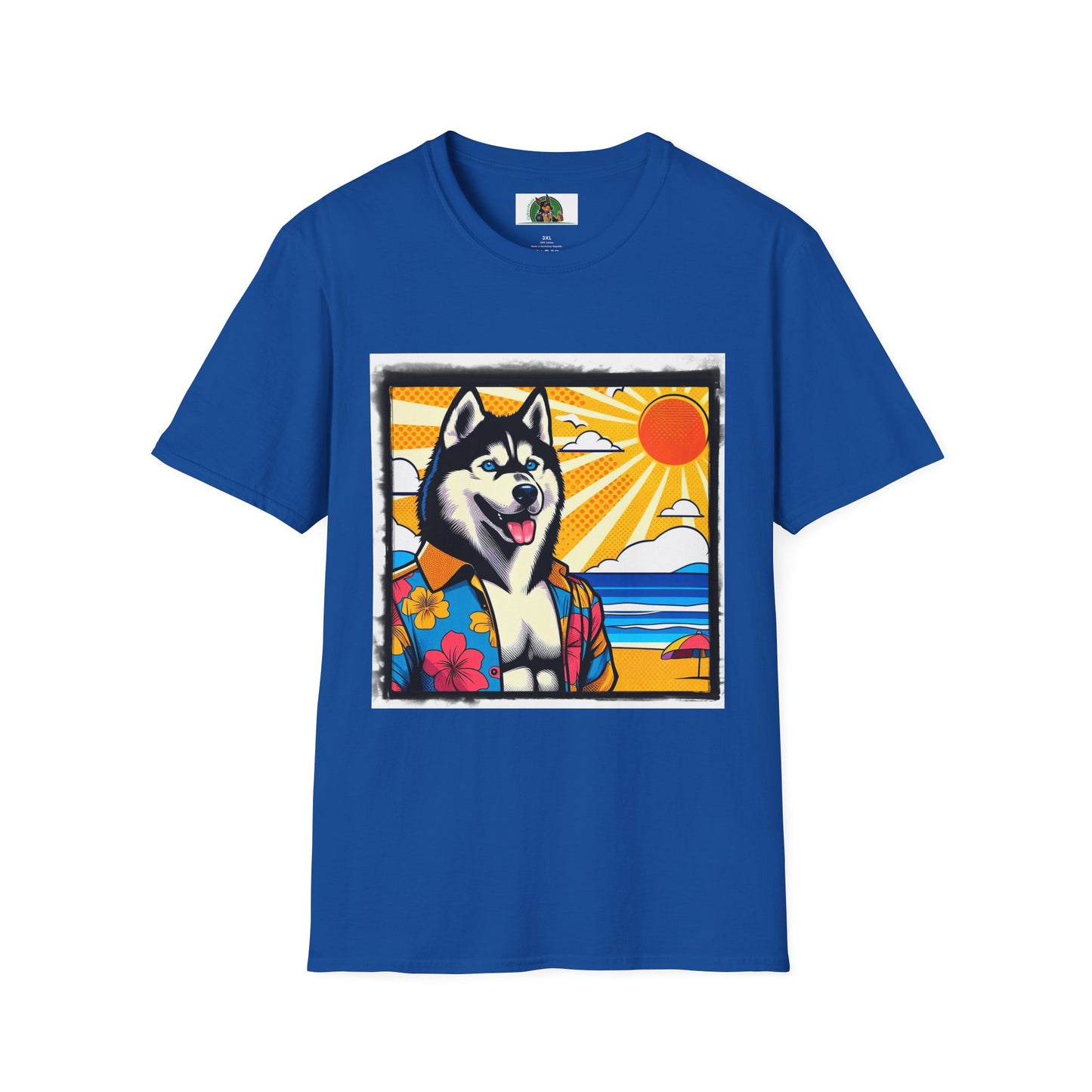 Husky T-Shirt Printify XS Royal