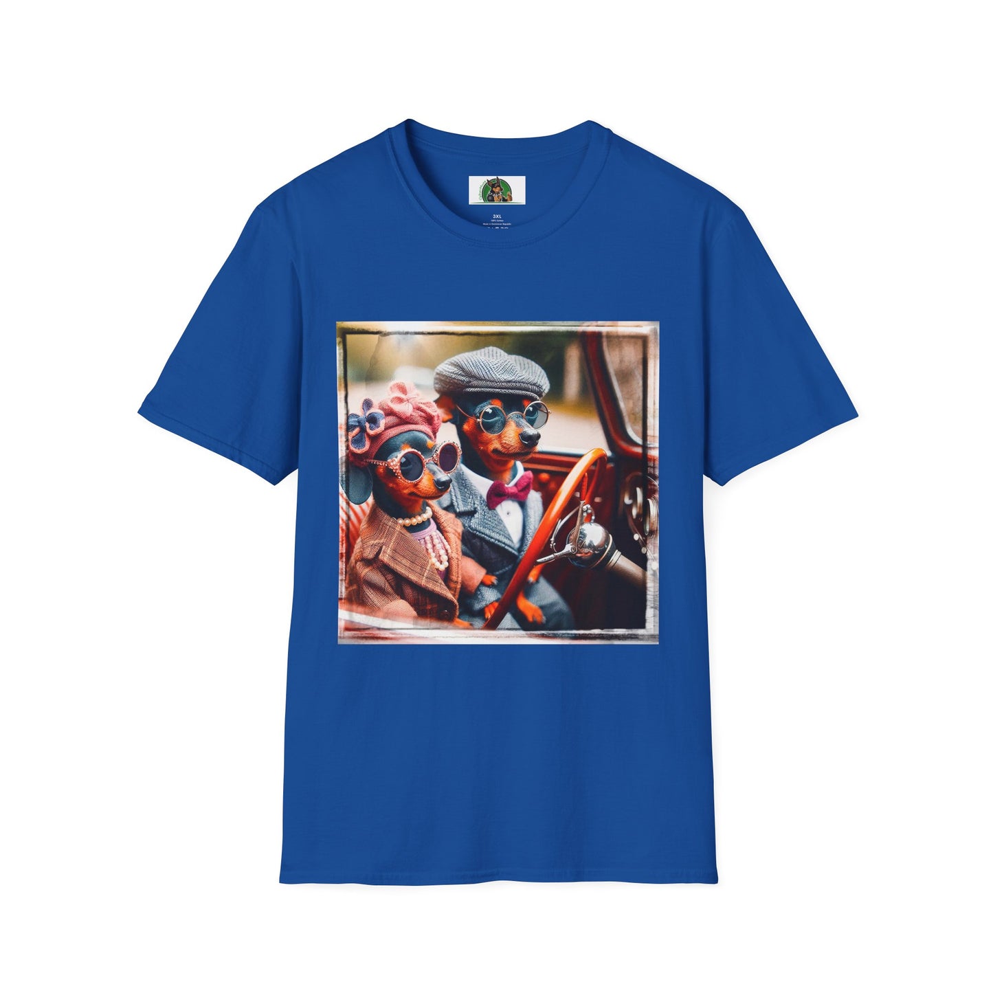 Wacky Min Pin T-Shirt T-Shirt Printify XS Royal 