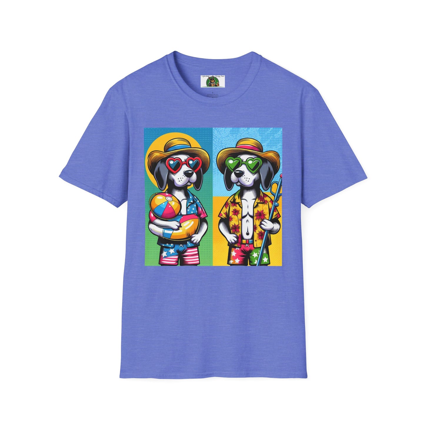 Wacky Pop Art T-Shirt Printify Heather Royal S 