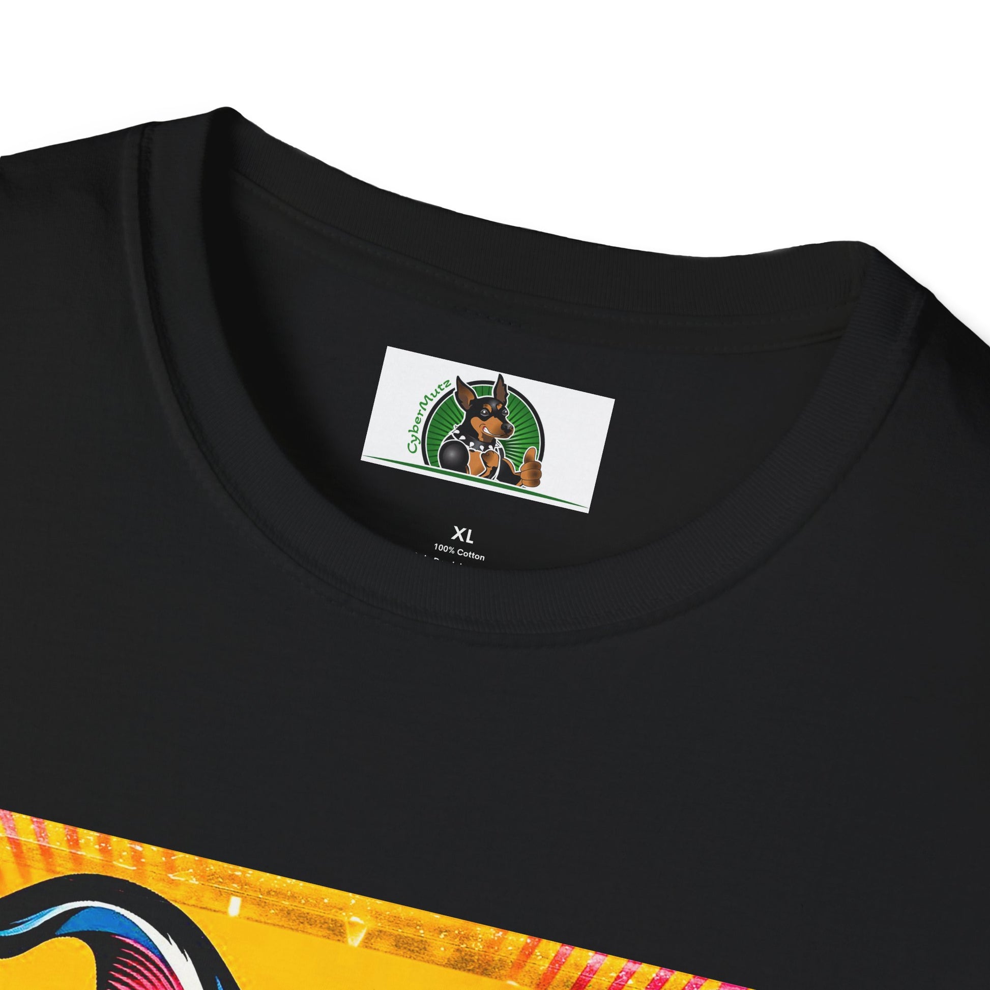 Miniature Schnauzer colorful art t shirt T-Shirt Printify