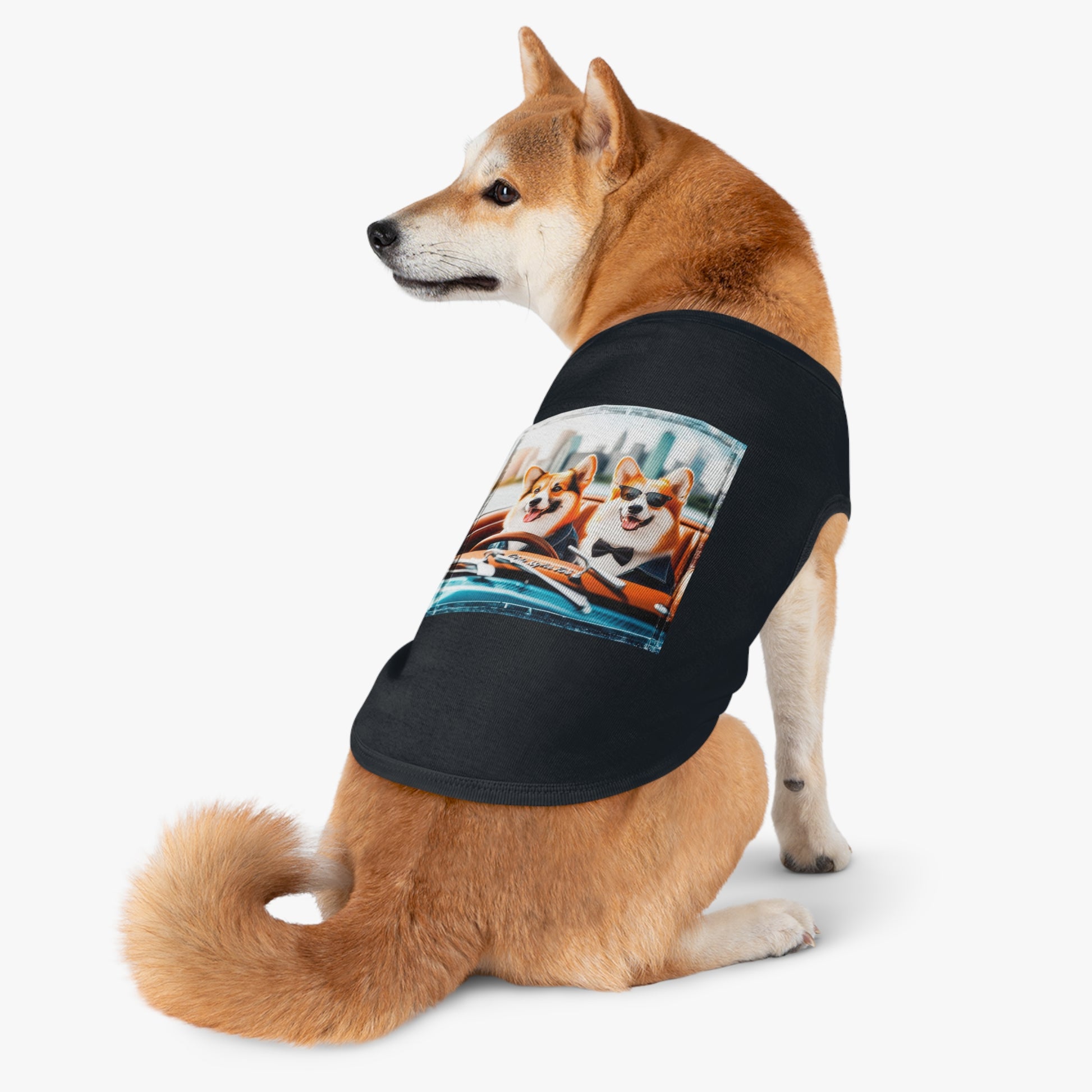 Wacky Pet Tank Top Pembroke Welsh Corgi Pets Printify   