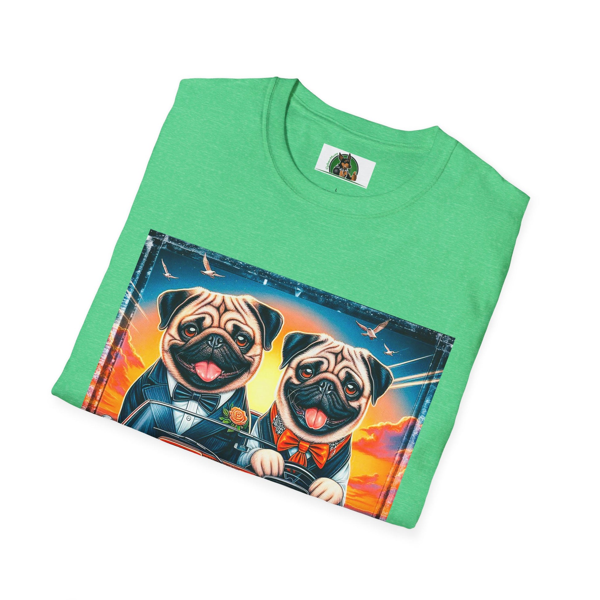 Wacky Pugs T-Shirt Printify   