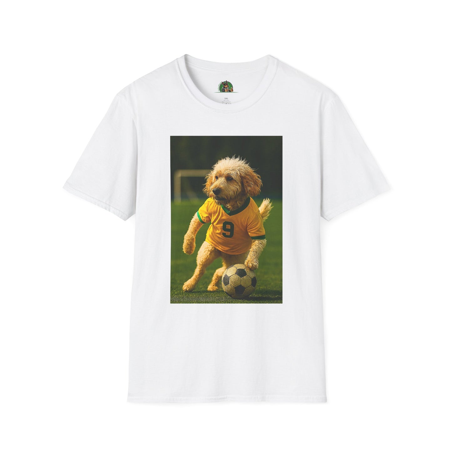 Sports Cockerpoo Soccer T-Shirt T-Shirt Printify White XS