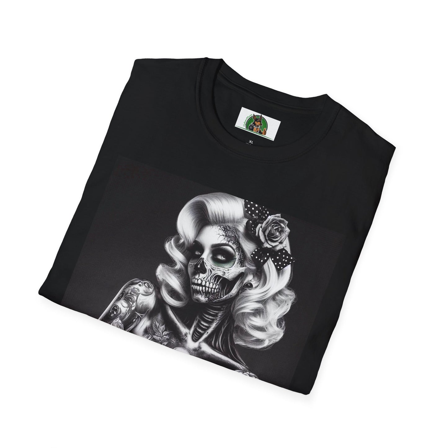 Zombie Girl Graphic T-Shirt - Quirky Soft Cotton Tee | CyberMutz