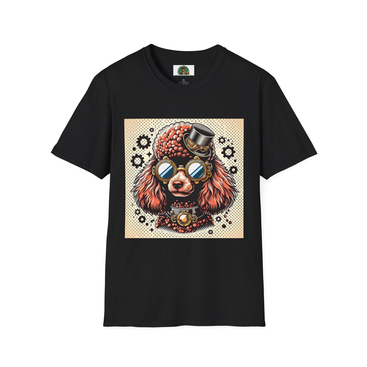 Poodle T-Shirt Printify XS Black