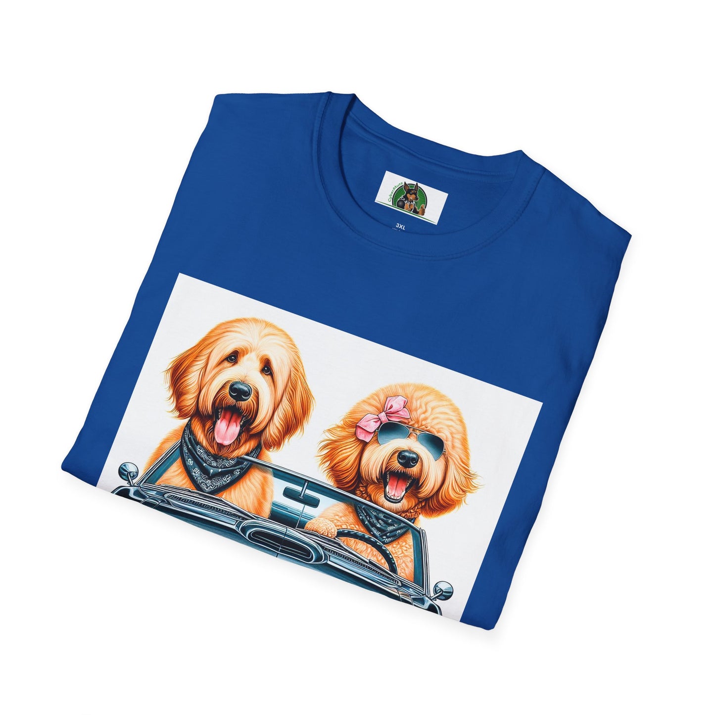 Wacky Golden Doodle T-Shirt Printify