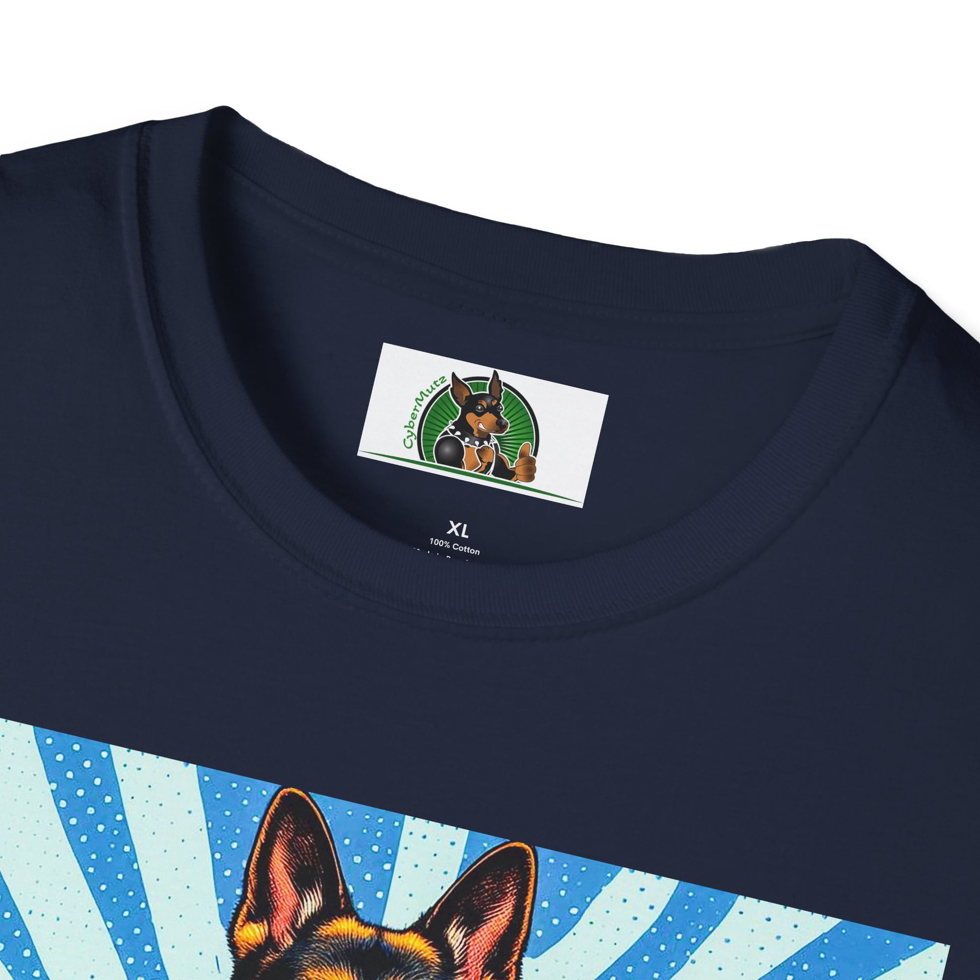 German Shepherd working out shirt T-Shirt Printify