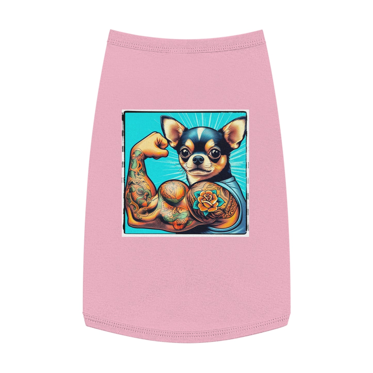 Pet Tank Top Chihuahua Pets Printify L Pink