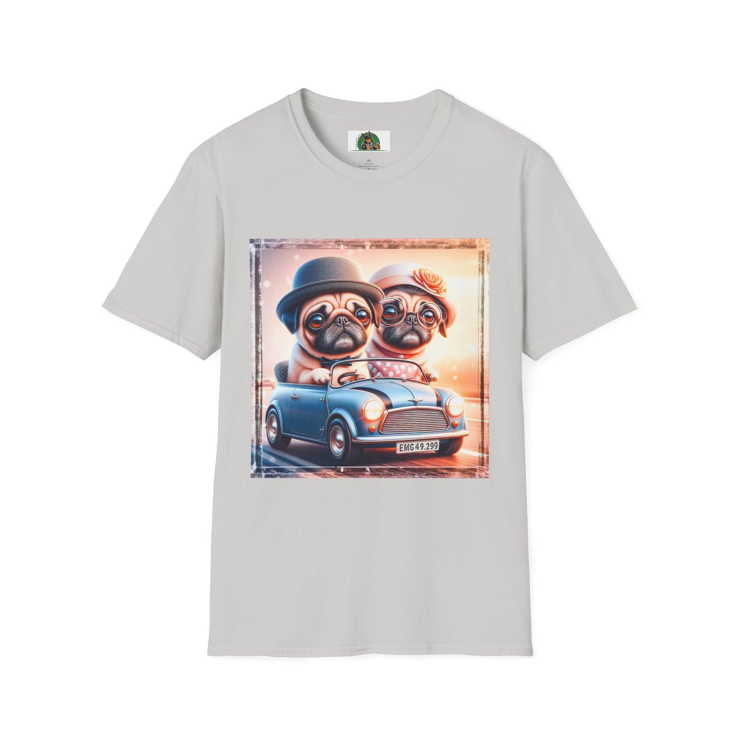 Wacky Pugs T-Shirt Printify S Ice Grey 