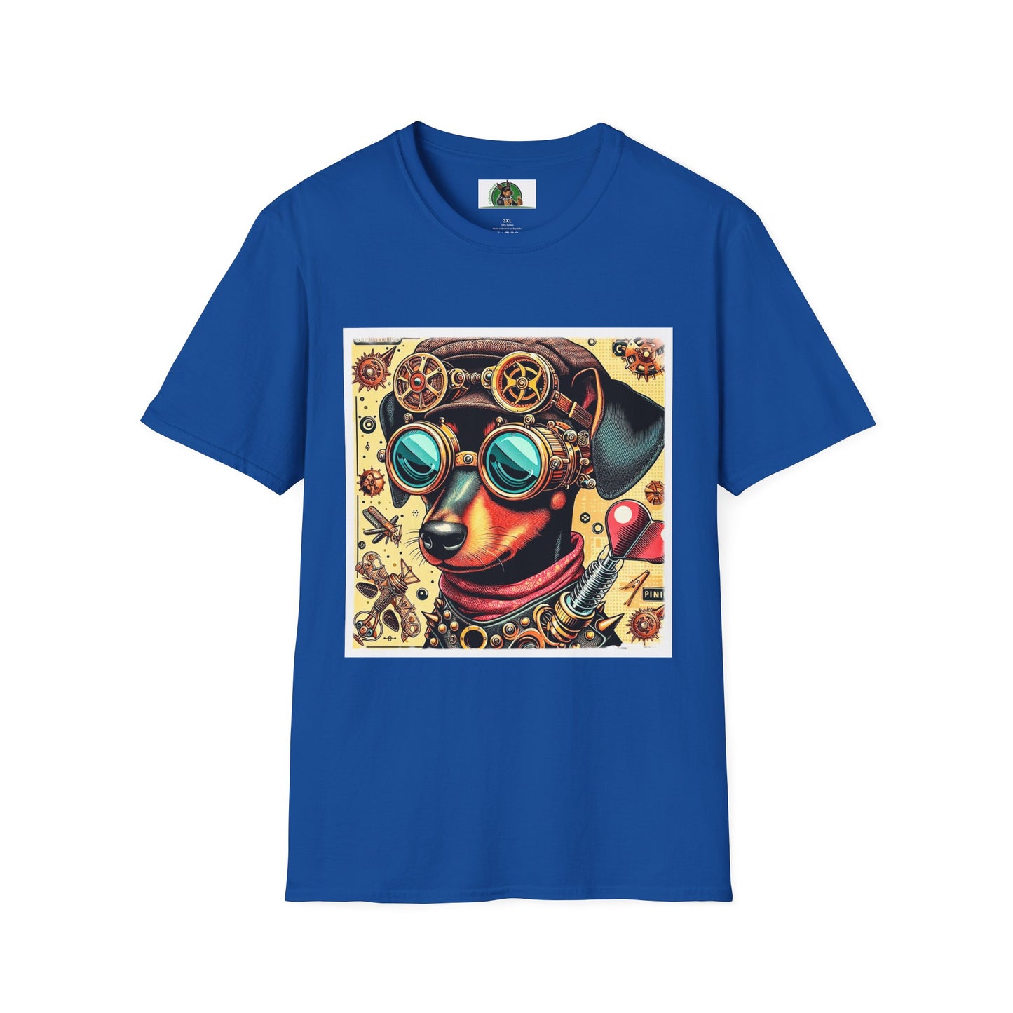 Min Pin T-Shirt T-Shirt Printify XS Royal 