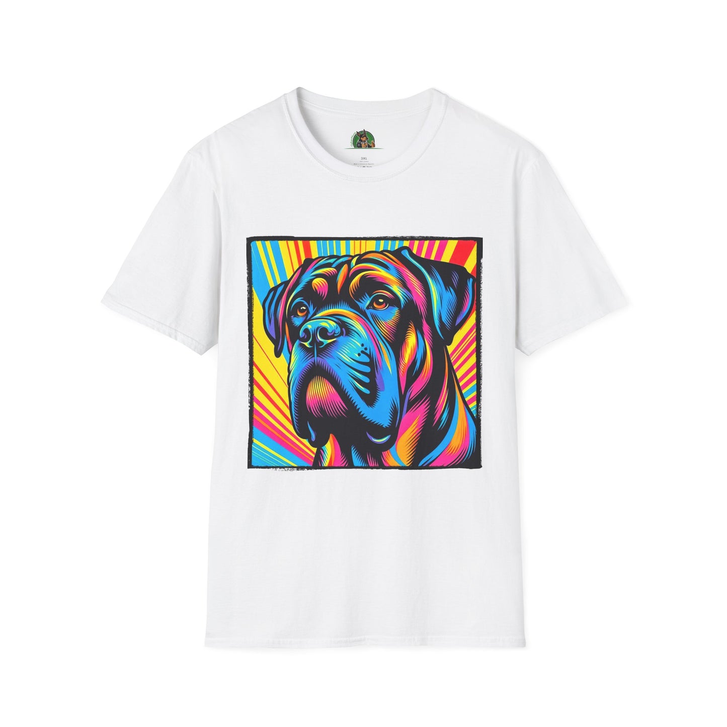 Cane Corso Pop Art Shirt T-Shirt Printify XS White