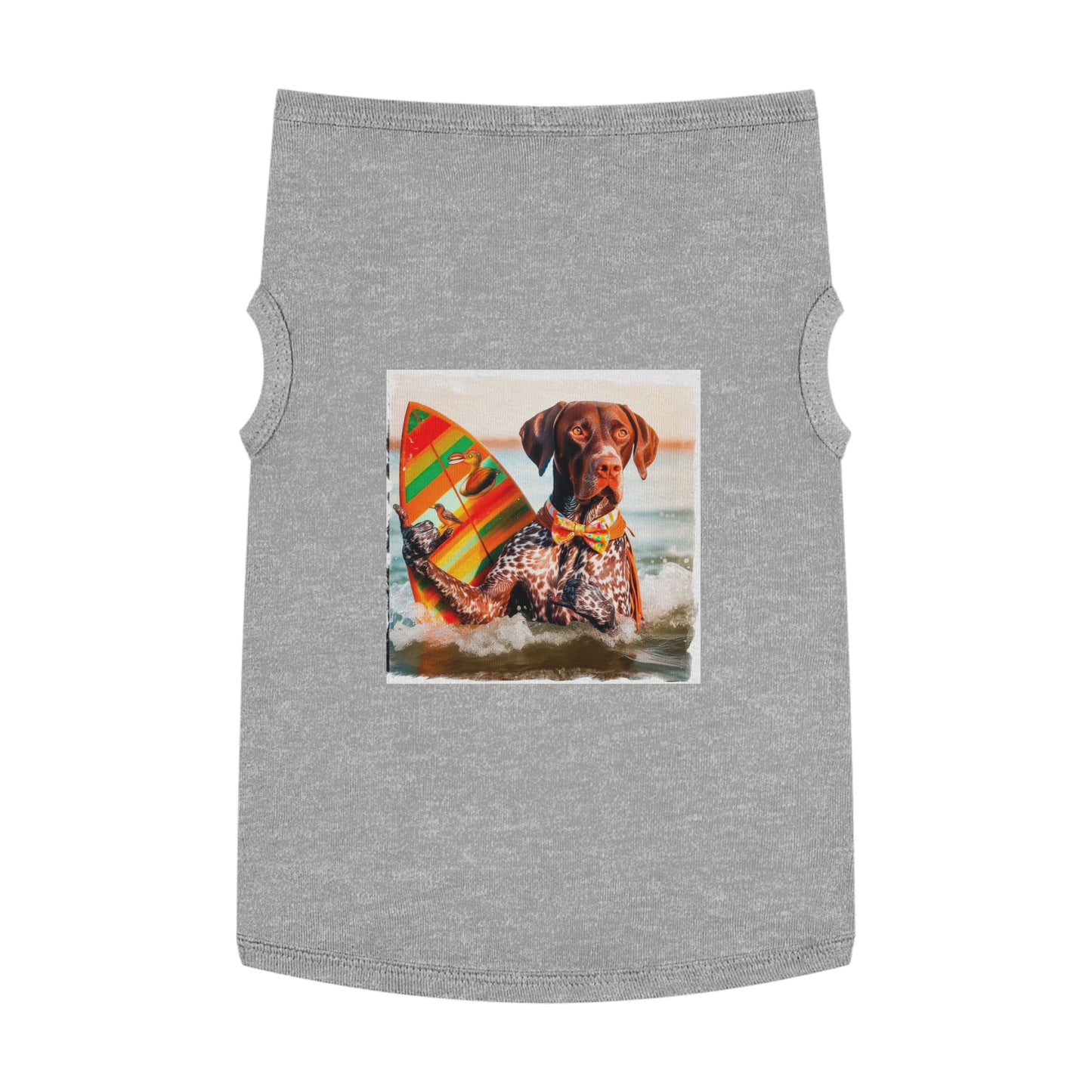 Pet Tank Top German Shorthaired Pointer Pets Printify XL Heather 