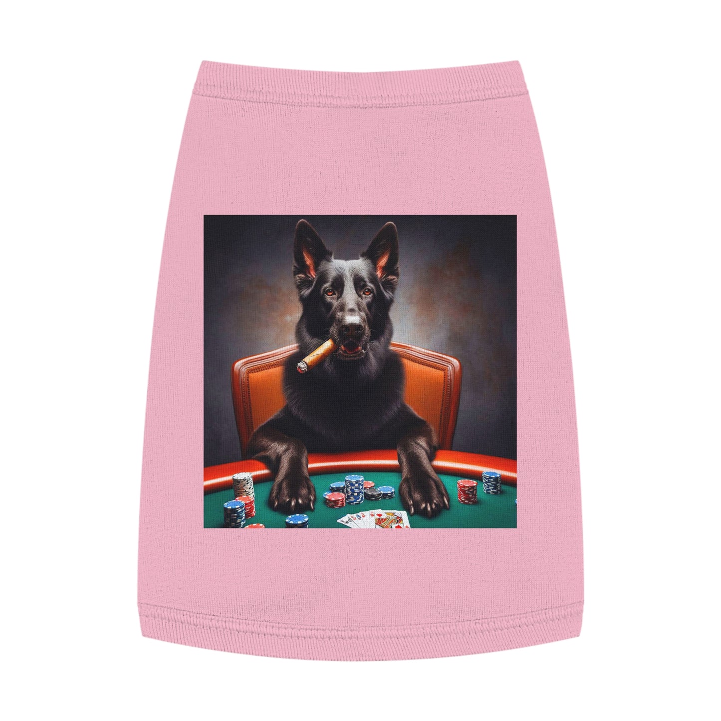 Pet Tank Top German Shepherd Pets Printify M Pink 