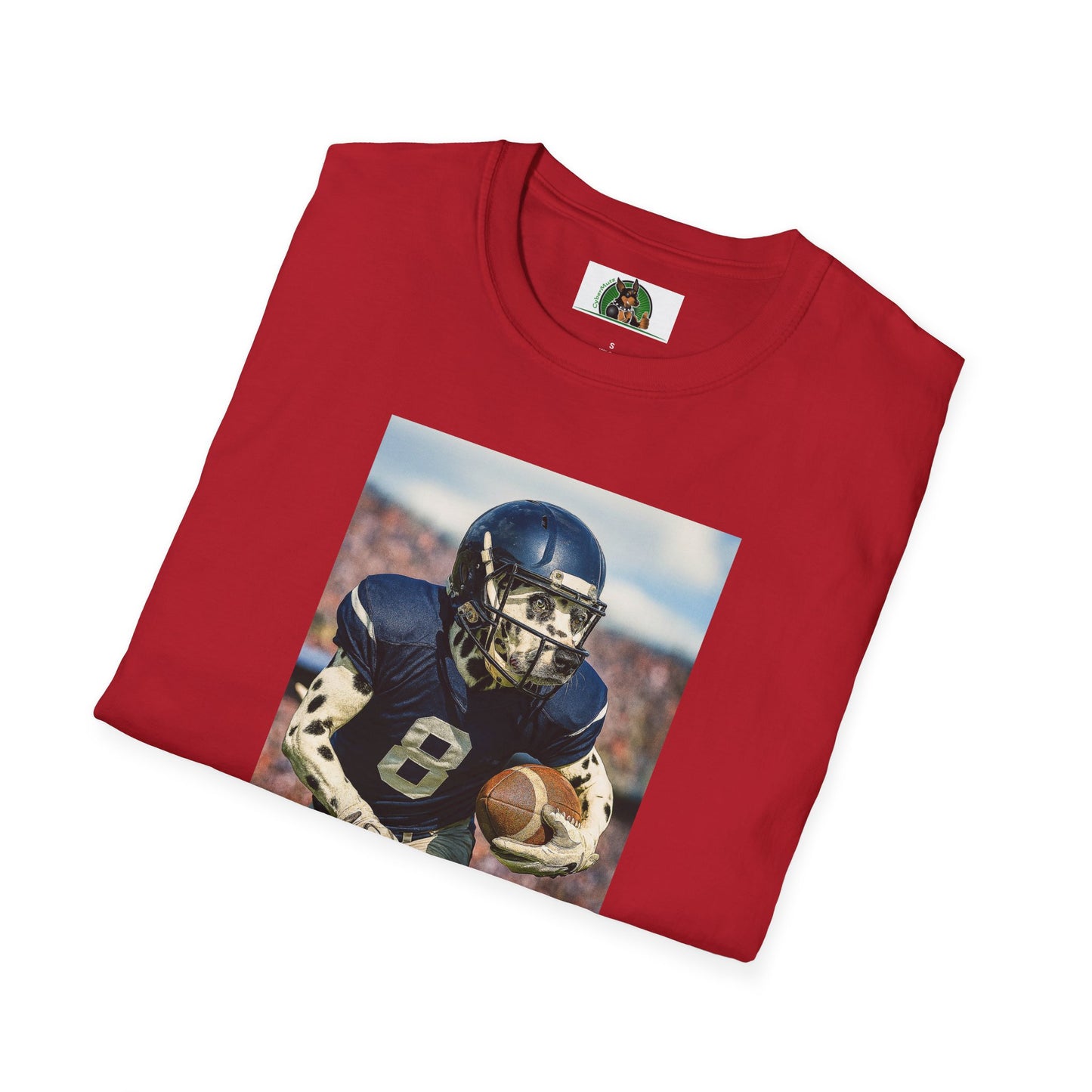 Football Dalmatian Sports T-Shirt