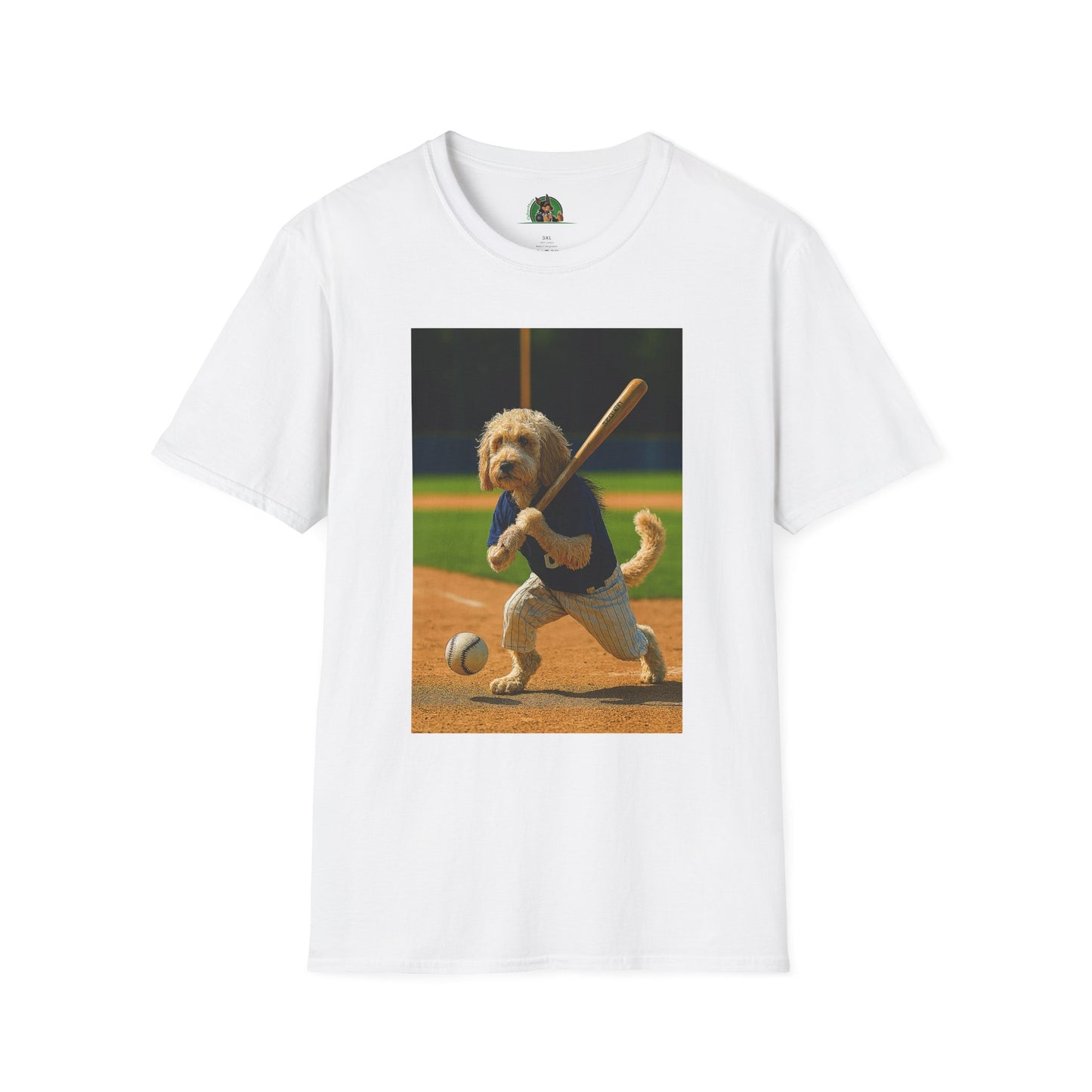 Sports Cockerpoo Baseball T-Shirt T-Shirt Printify White XS