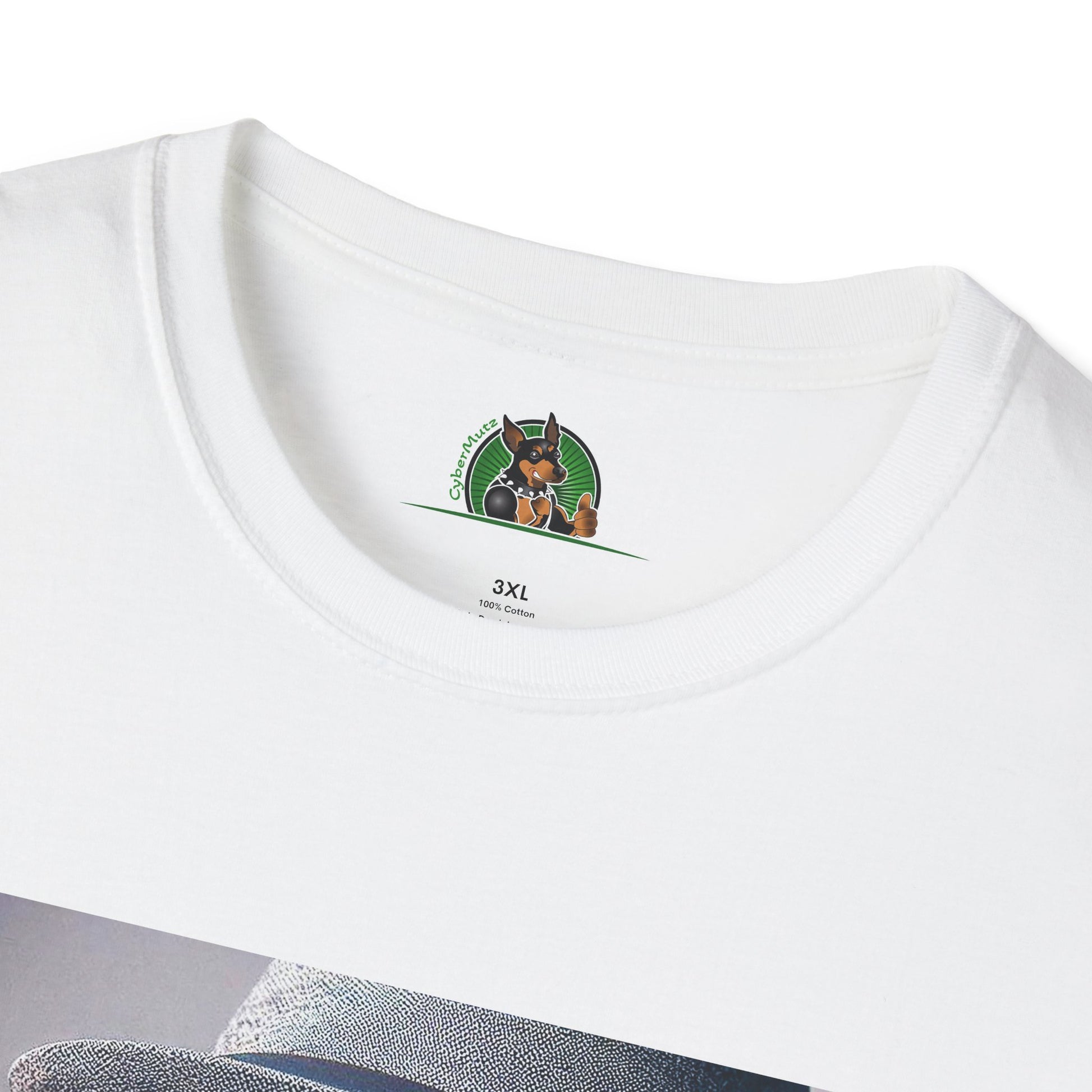 Pit Bull hat and bow tie shirt T-Shirt Printify