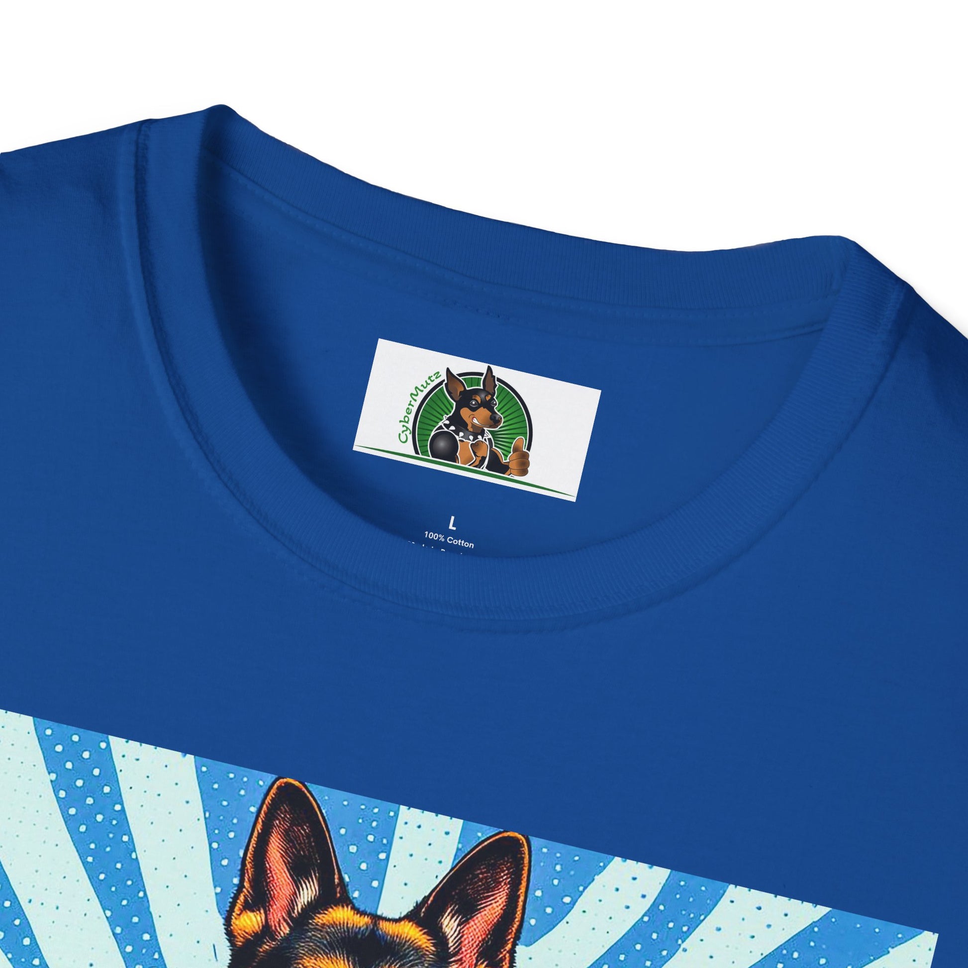 German Shepherd working out shirt T-Shirt Printify