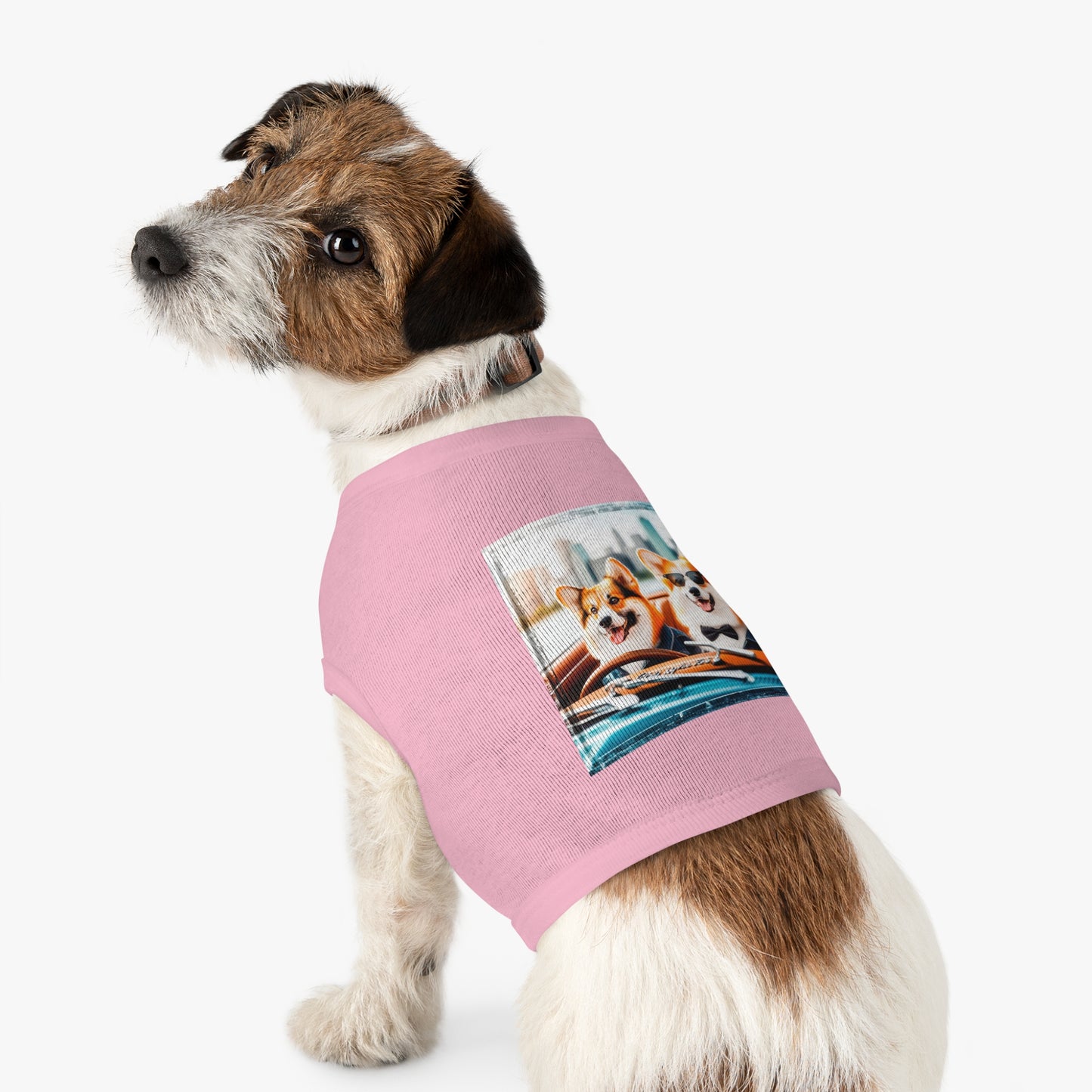 Wacky Pet Tank Top Pembroke Welsh Corgi Pets Printify   