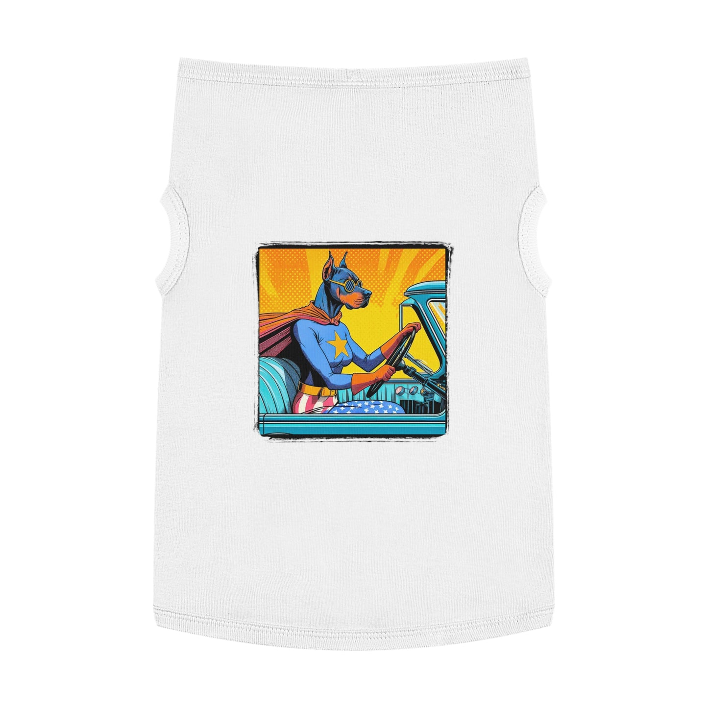 Pet Tank Top Great Dane Pets Printify XL White