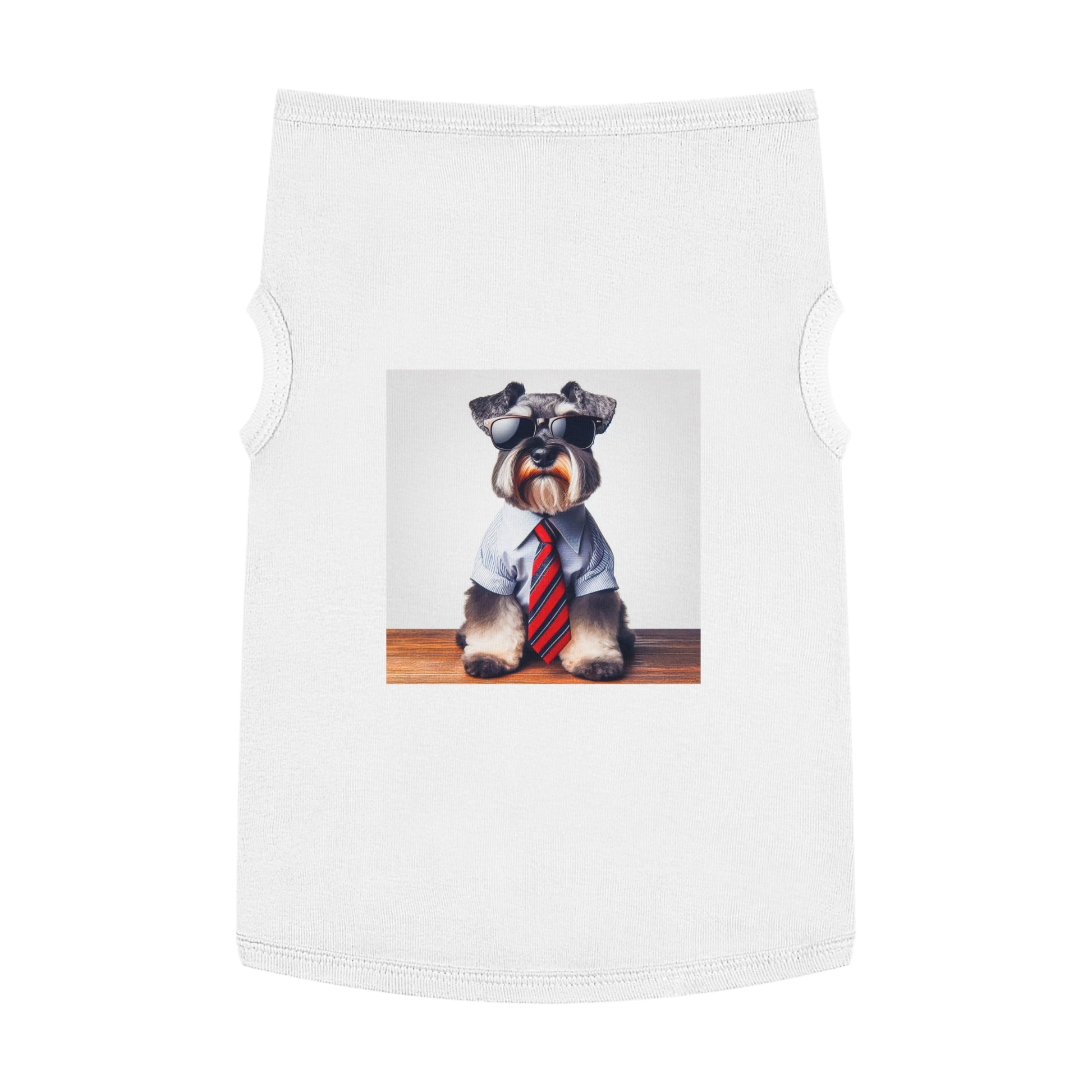 Pet Tank Top Miniature Schnauzer Pets Printify   