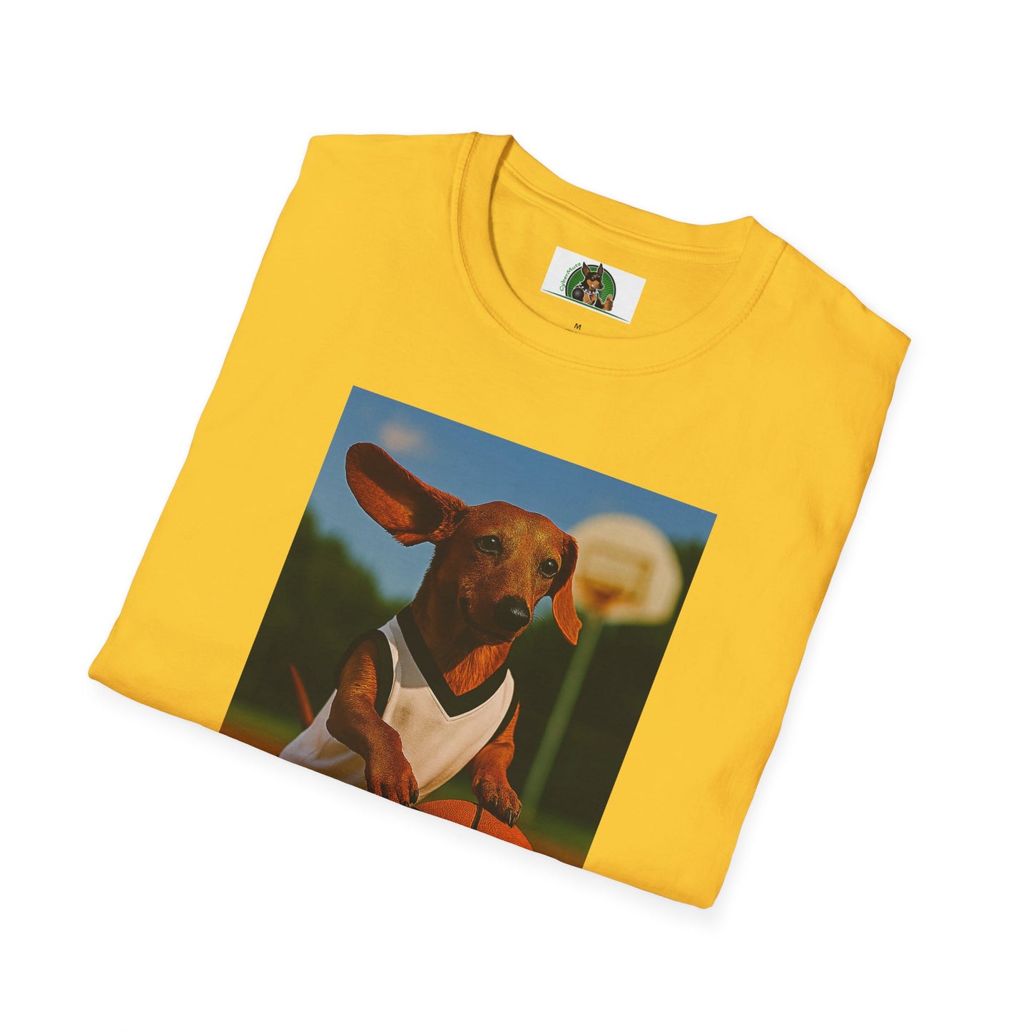 Sports Dachshund Basketball T-Shirt