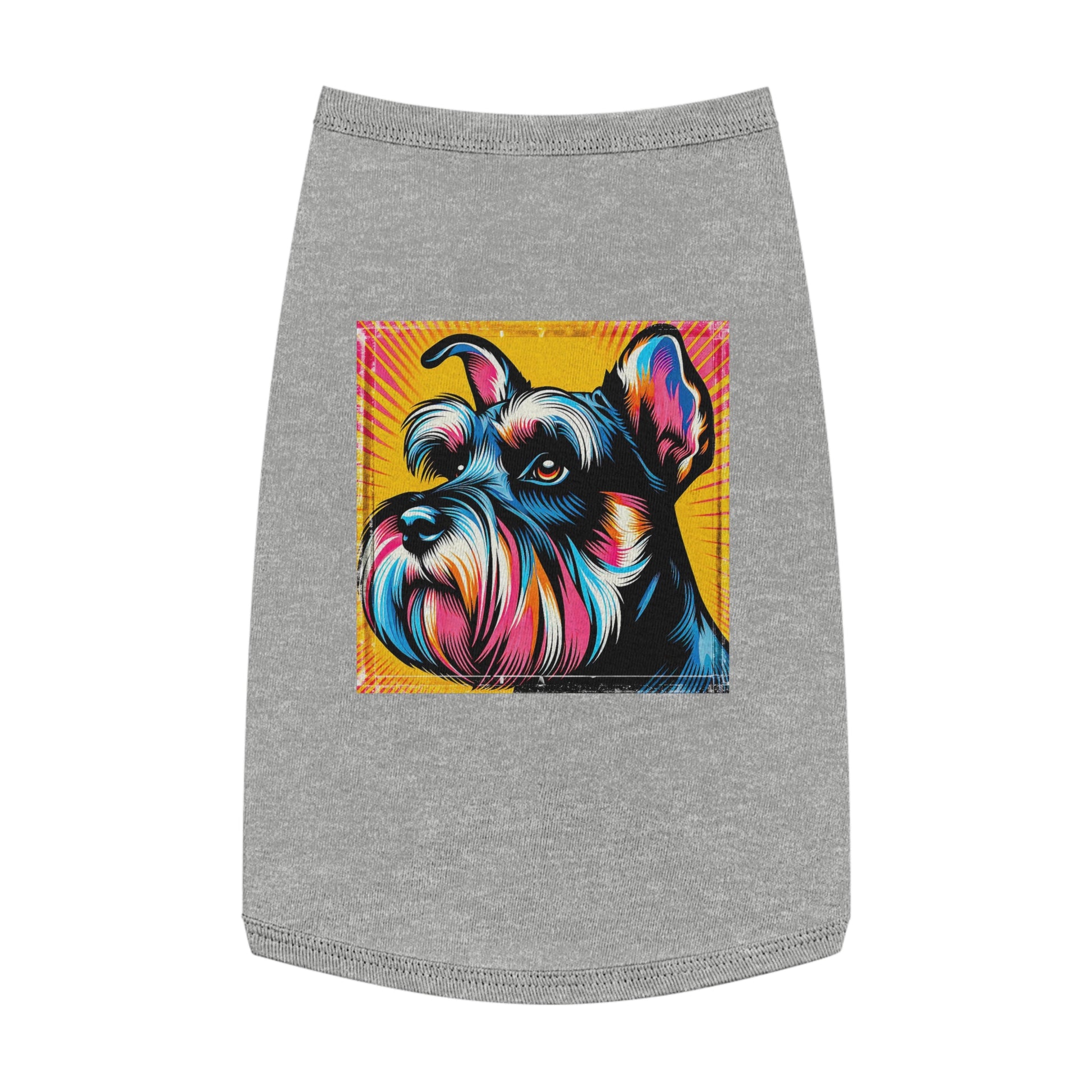 Pet Tank Top Miniature Schnauzer Pets Printify   