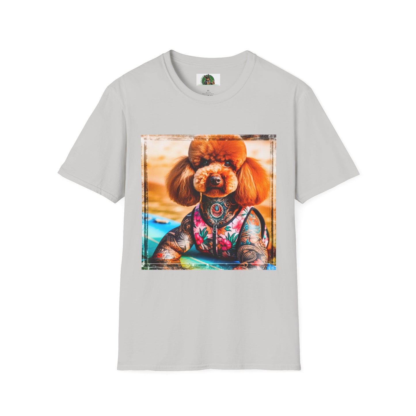 Poodle T-Shirt Printify S Ice Grey