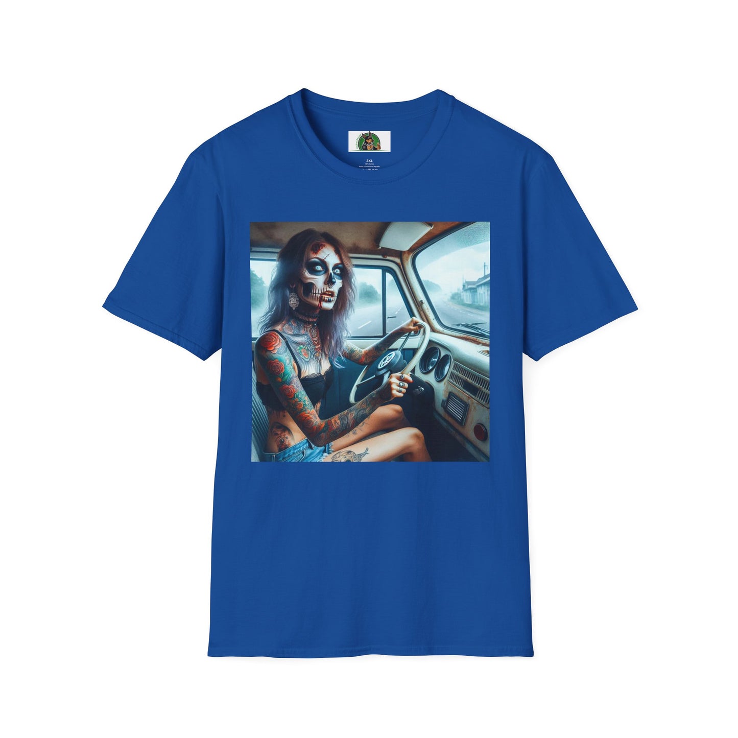 Zombie Girl T-Shirt Printify S Royal