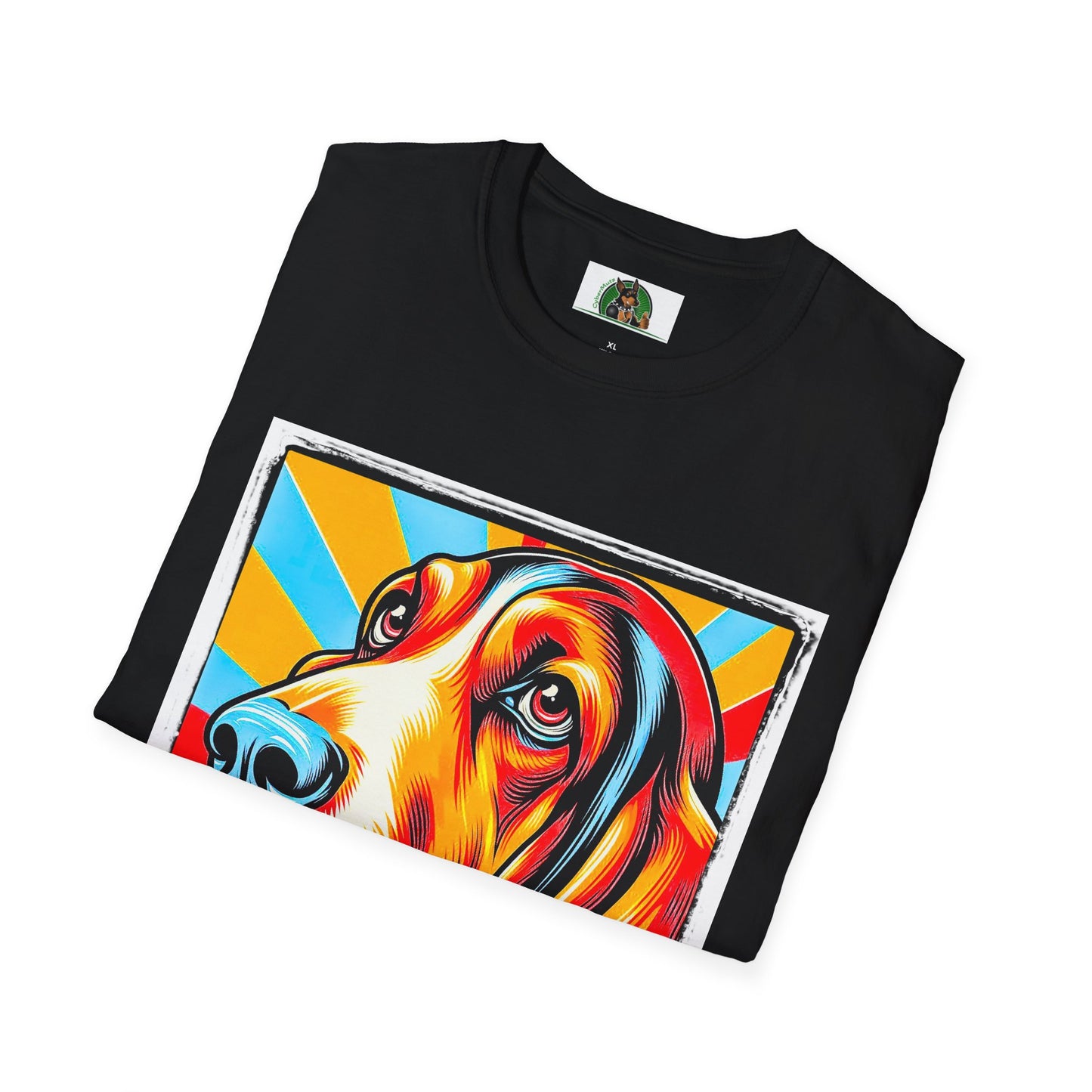 Basset Hound Pop Art 2 T-Shirt Printify   