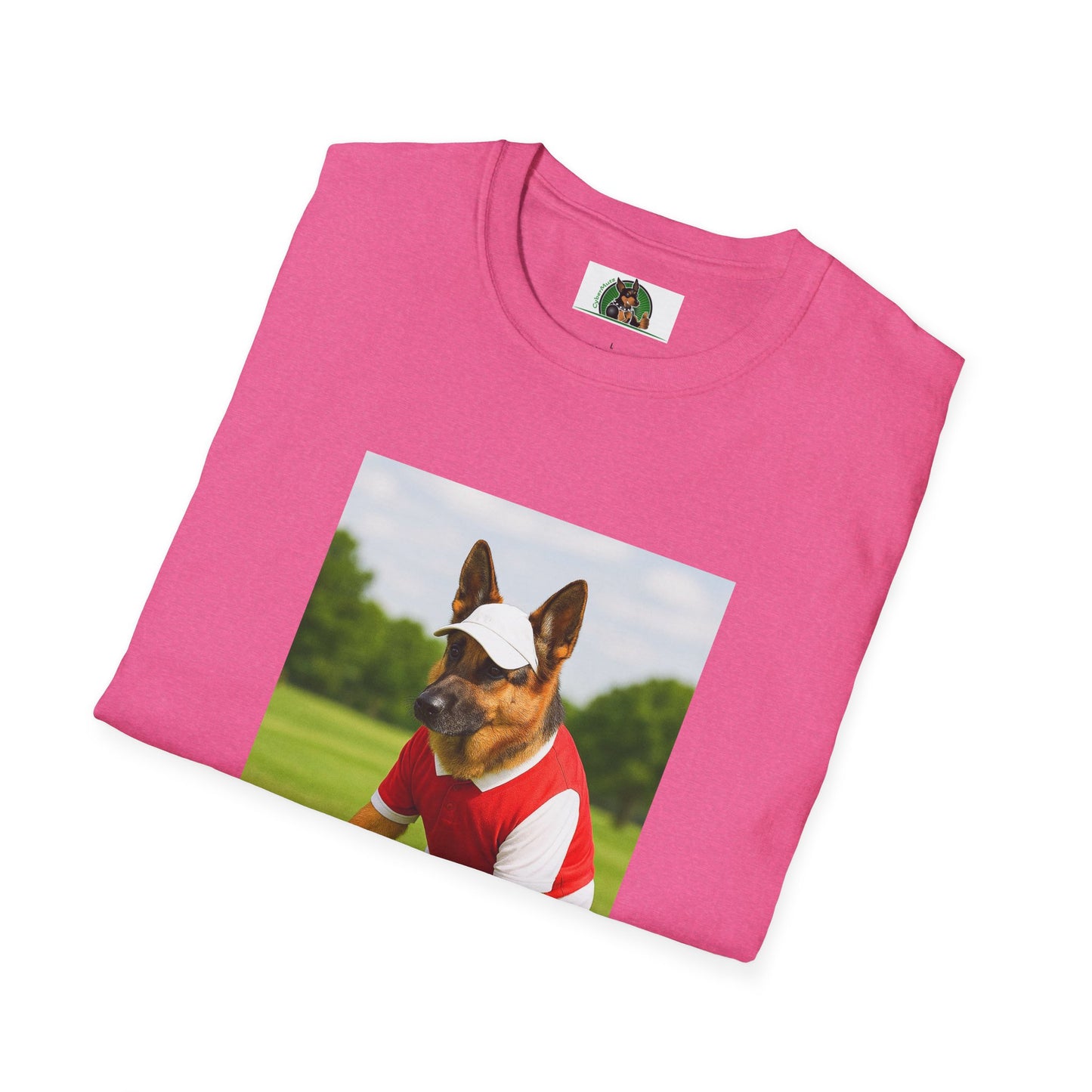Sports German Shepherd Golf T-Shirt