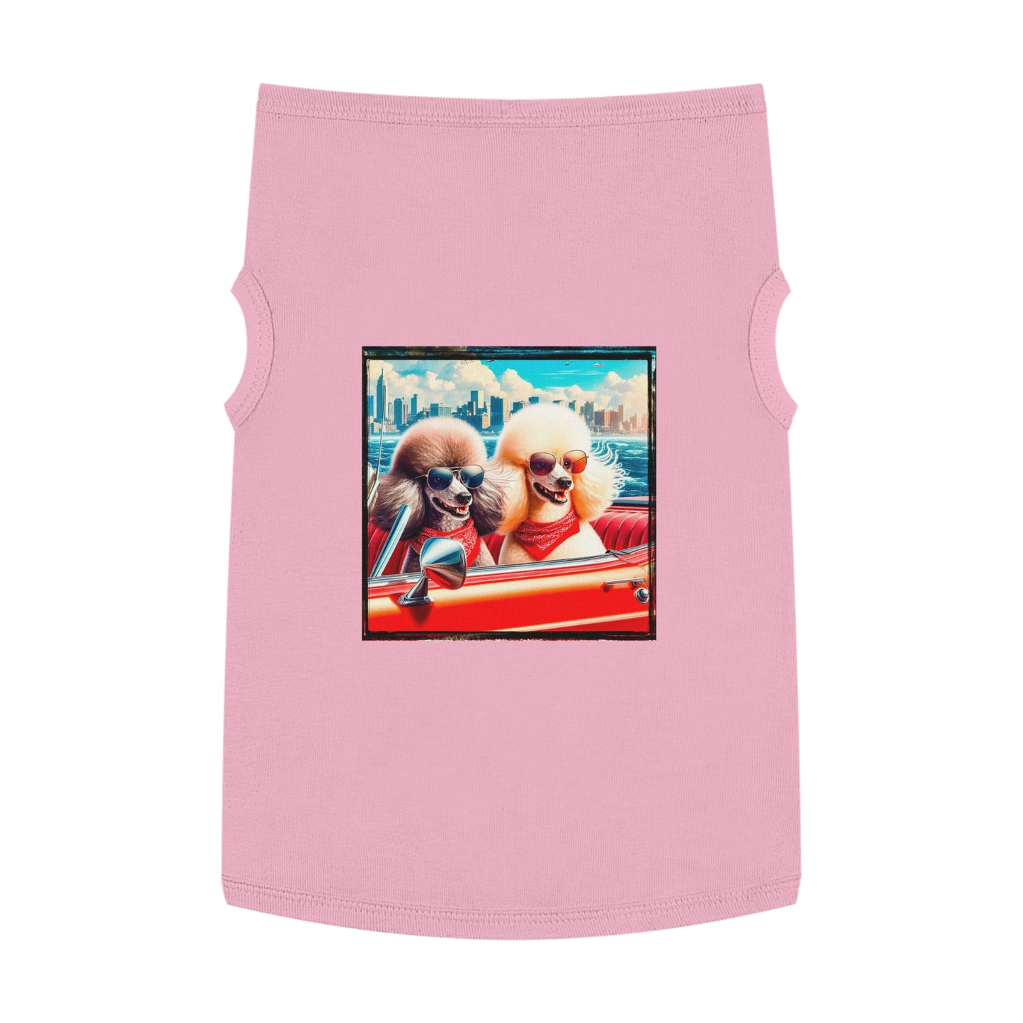 Wacky Pet Tank Top Poodle Pets Printify XL Pink 