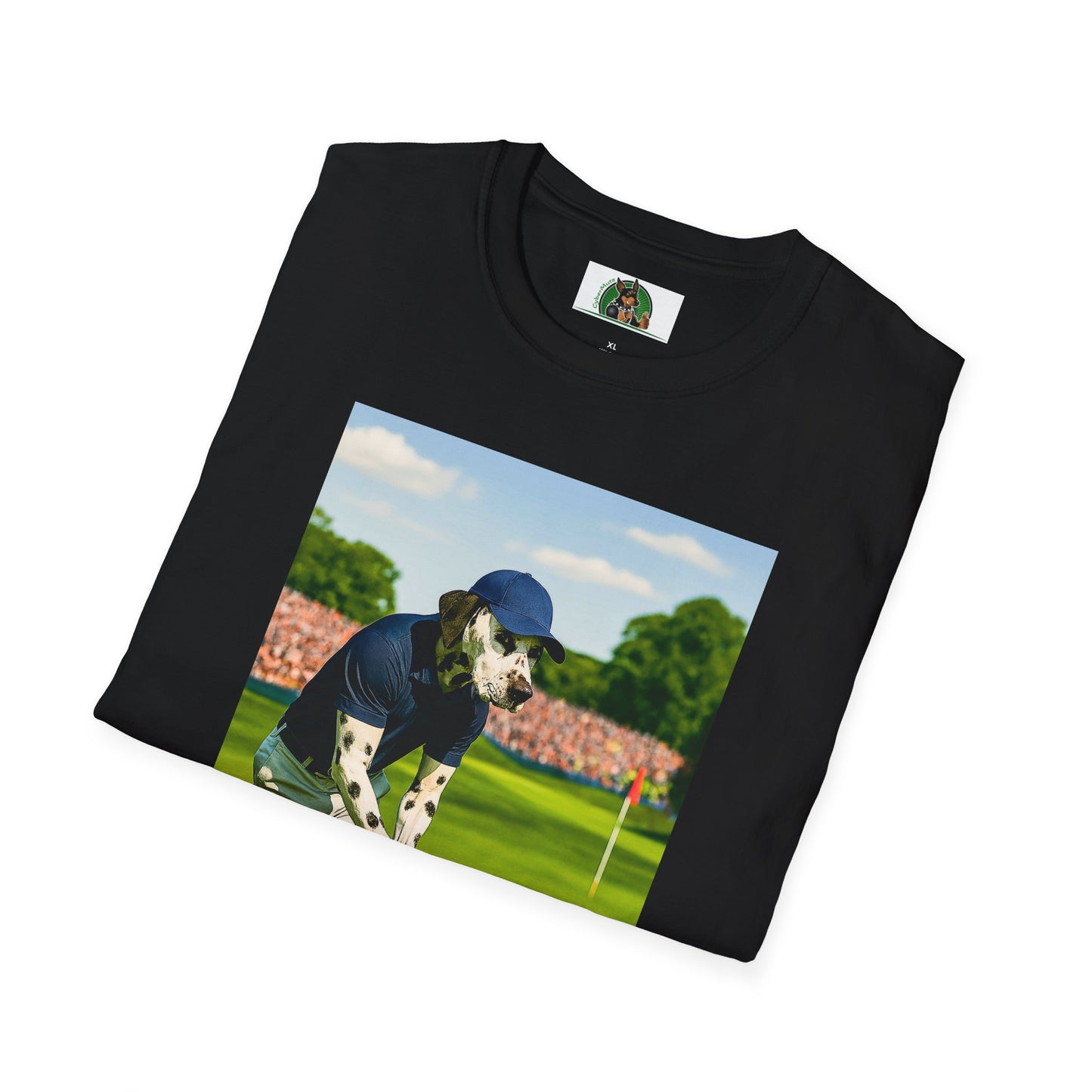 Golf Dalmatian Sports T-Shirt T-Shirt Printify