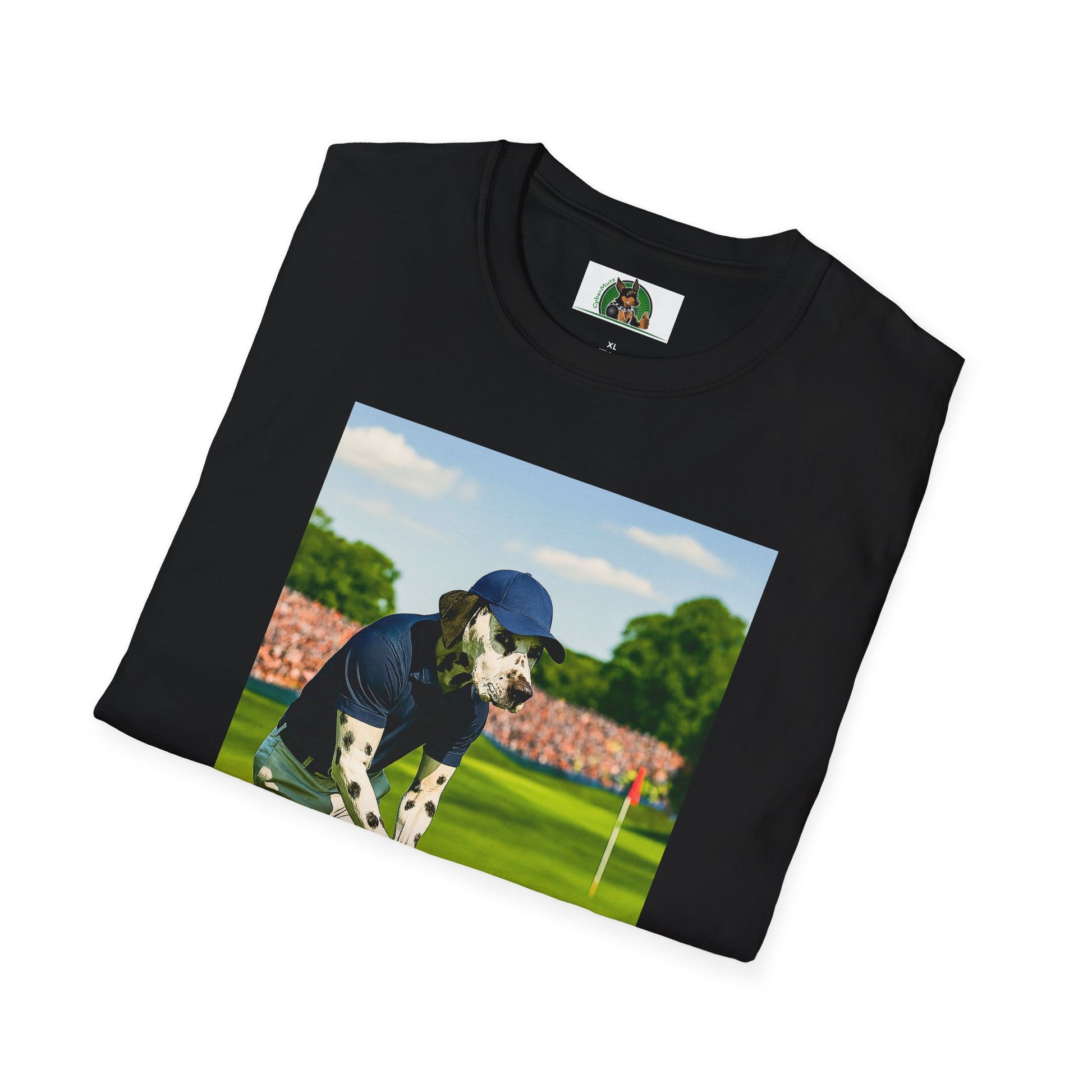Golf Dalmatian Sports T-Shirt T-Shirt Printify