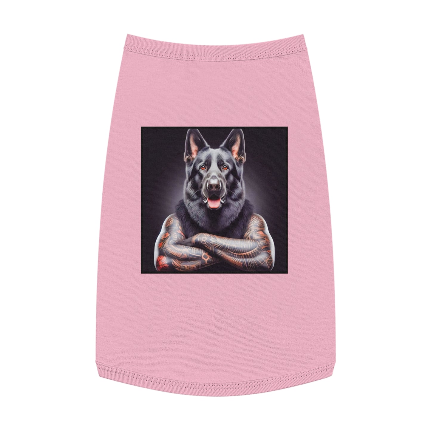 Pet Tank Top German Shepherd Pets Printify L Pink 