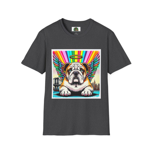 Bulldog T-Shirt Printify XS Dark Heather