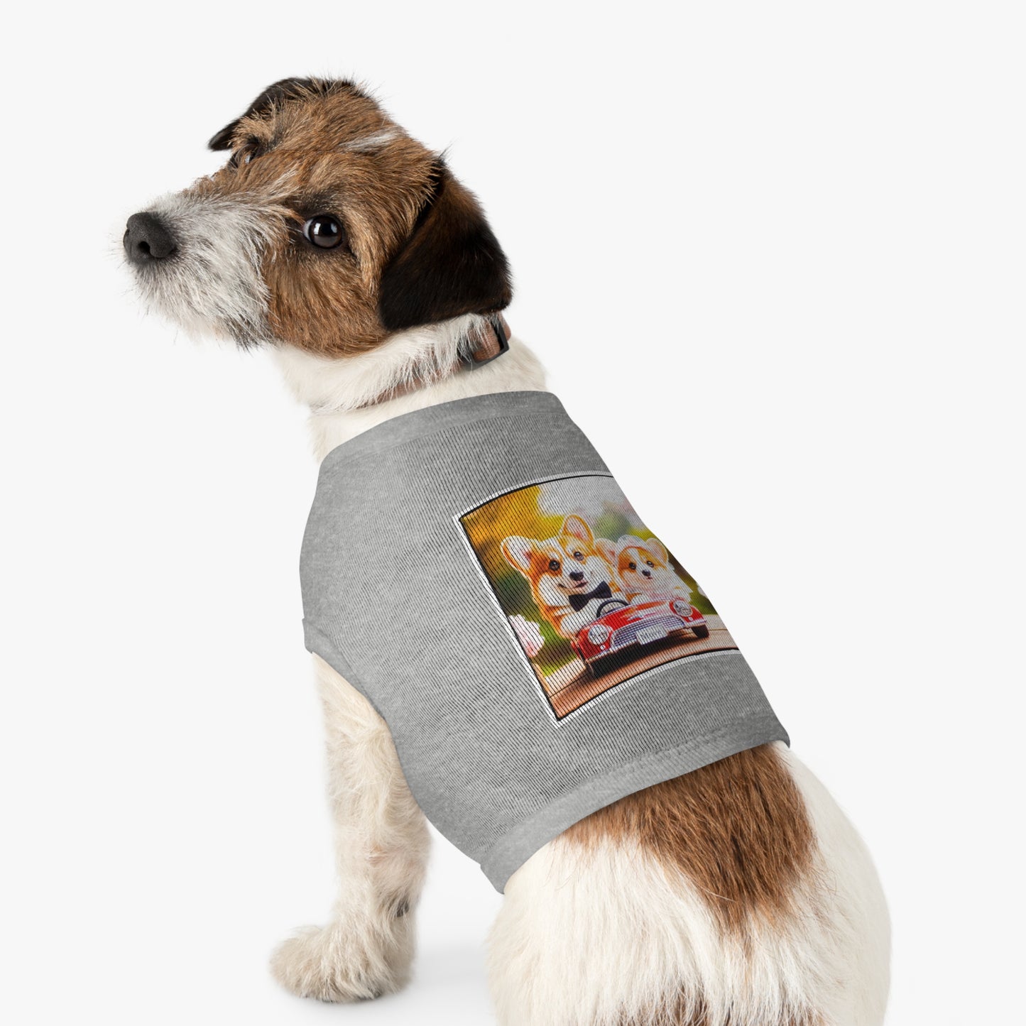 Wacky Pet Tank Top Pembroke Welsh Corgi Pets Printify   