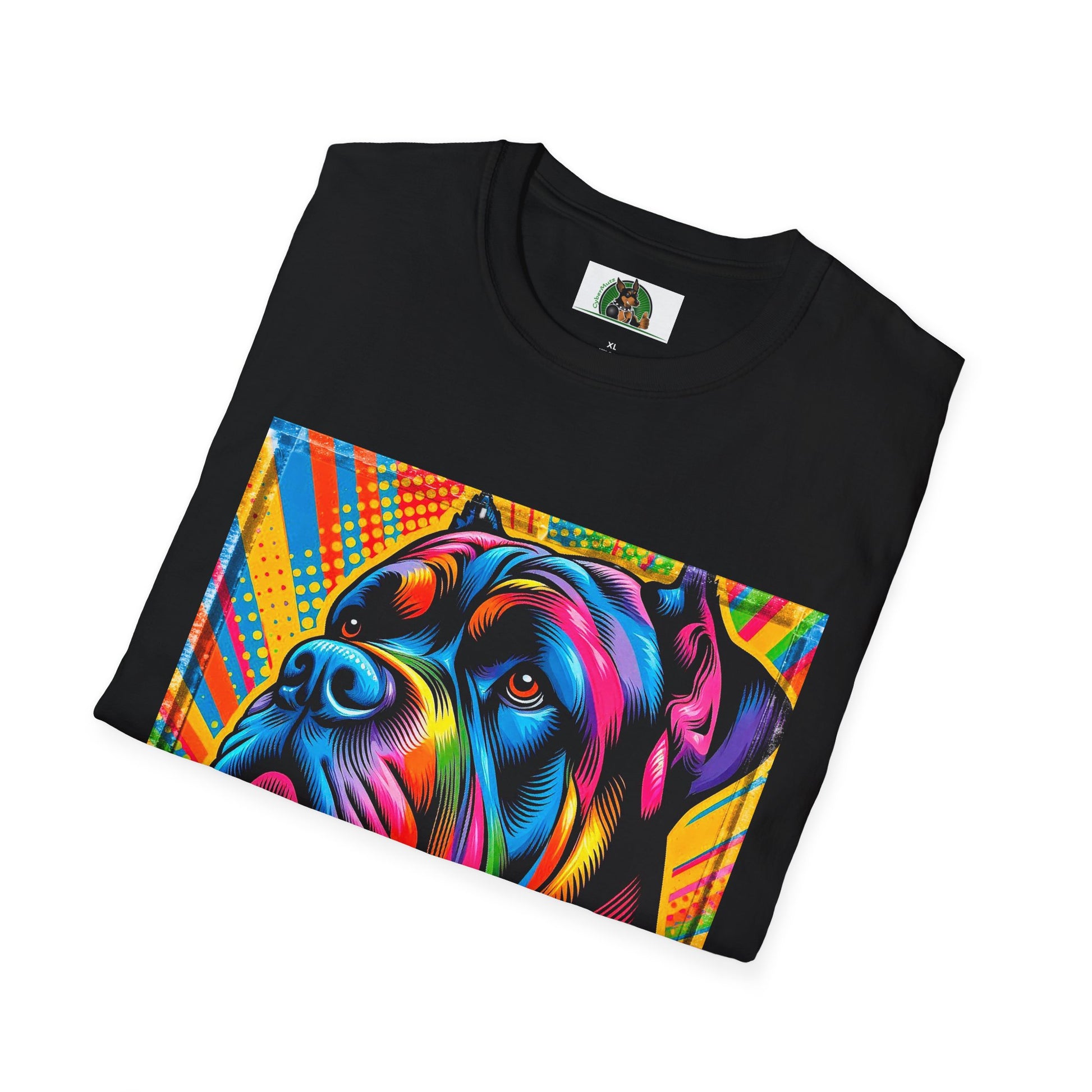 Cane Corso Colorful Pop Art TShirt T-Shirt Printify