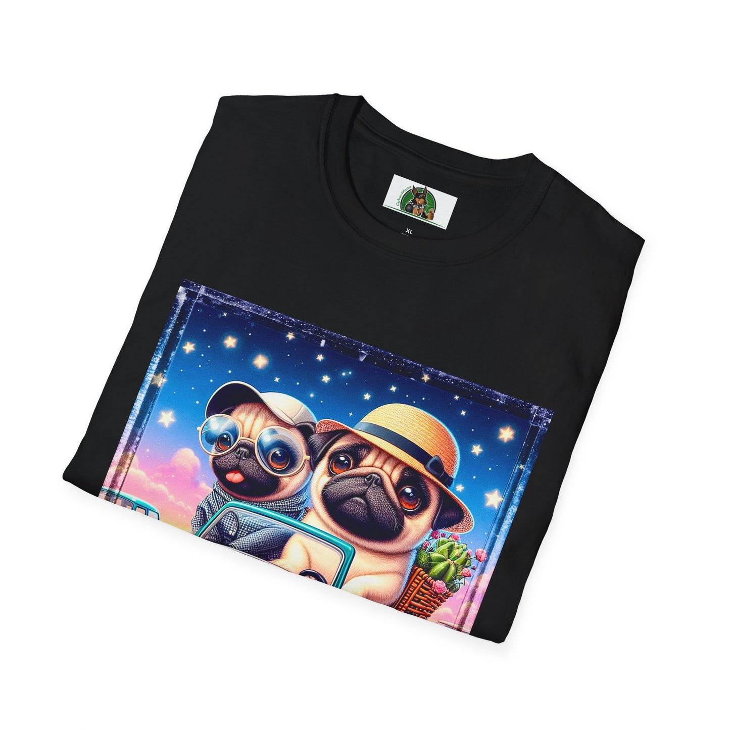 Wacky Pugs T-Shirt Printify   