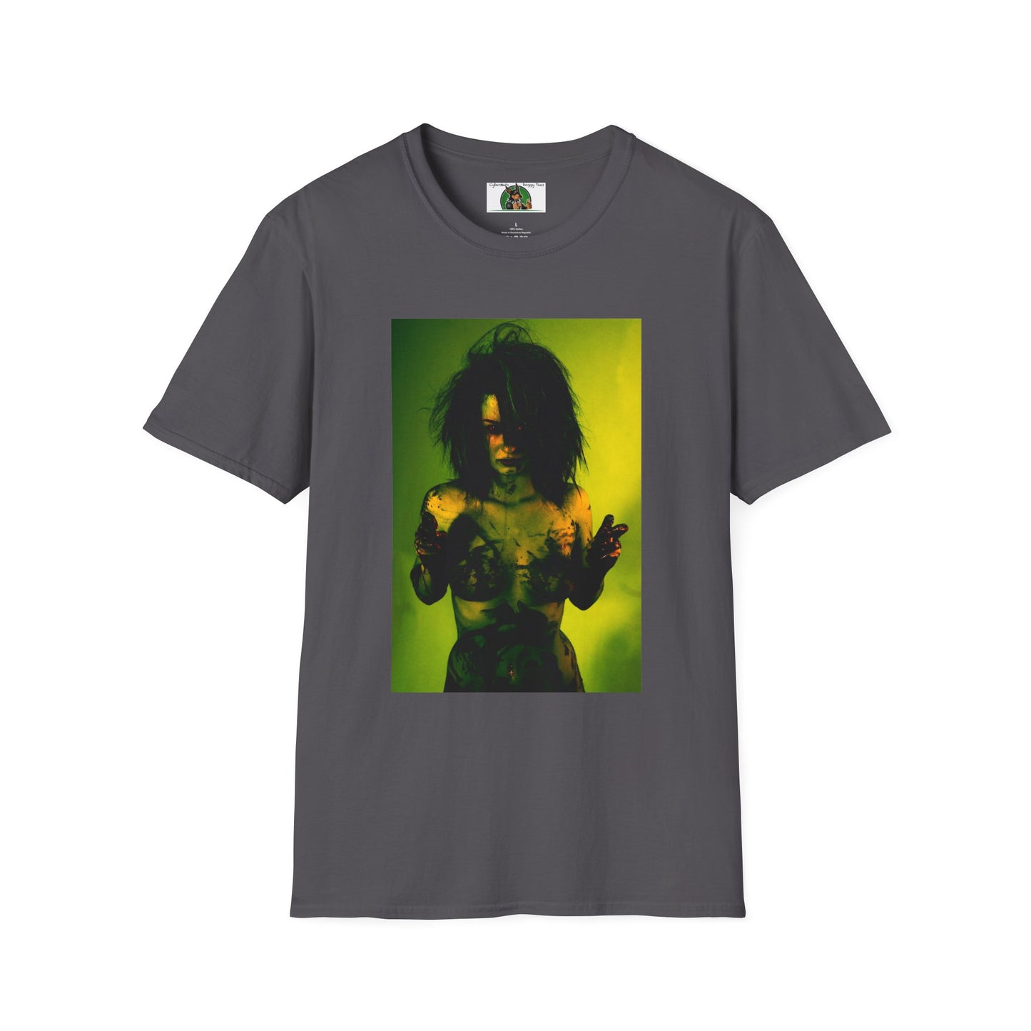 Mis·cel·la·ne·ous Crazy Girl T-Shirt Printify S Charcoal 