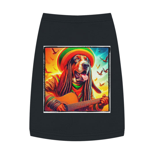 Pet Tank Top Basset Hound Pets Printify M Black 