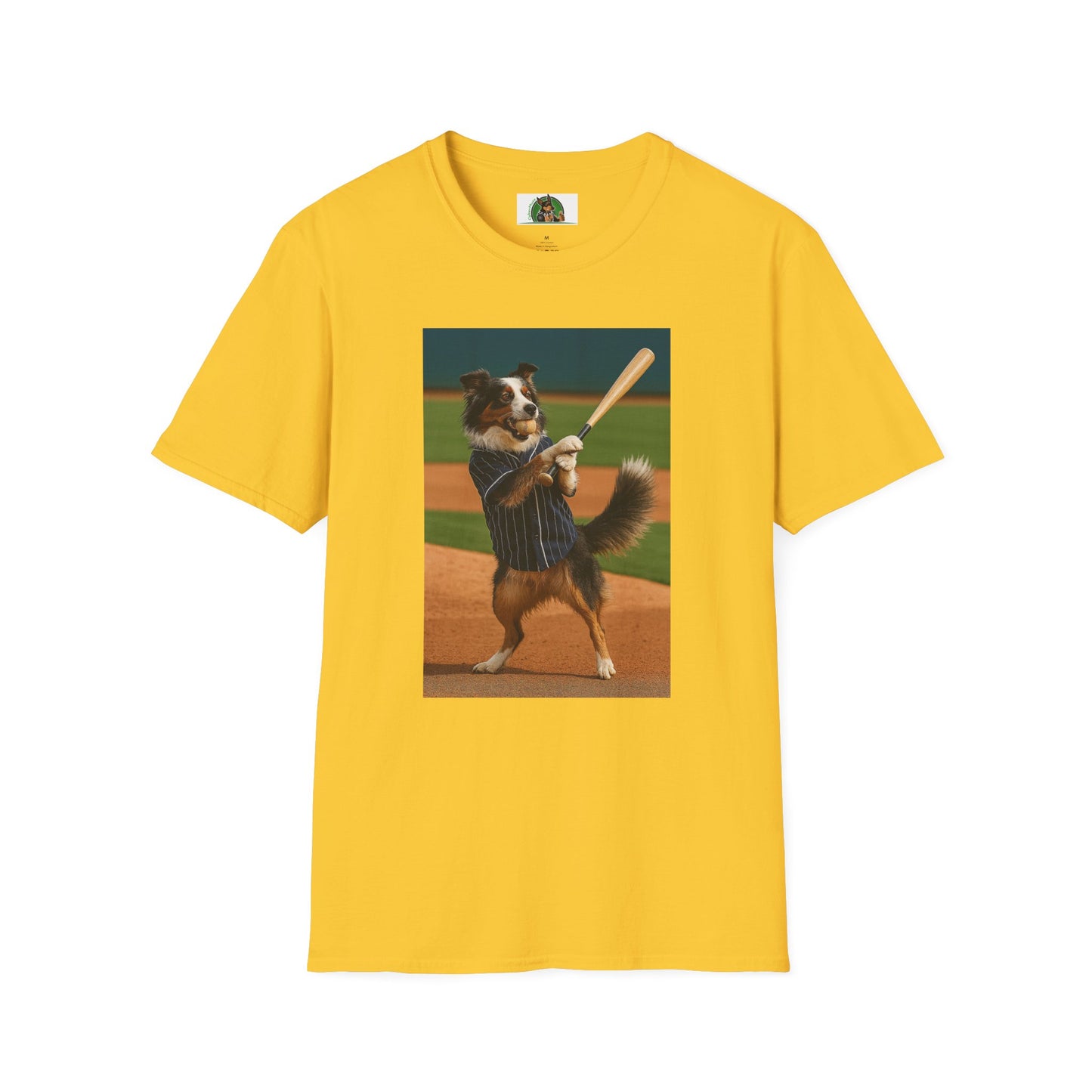 Sports Baseball Australian Shepherd Unisex T-Shirt T-Shirt Printify Daisy S