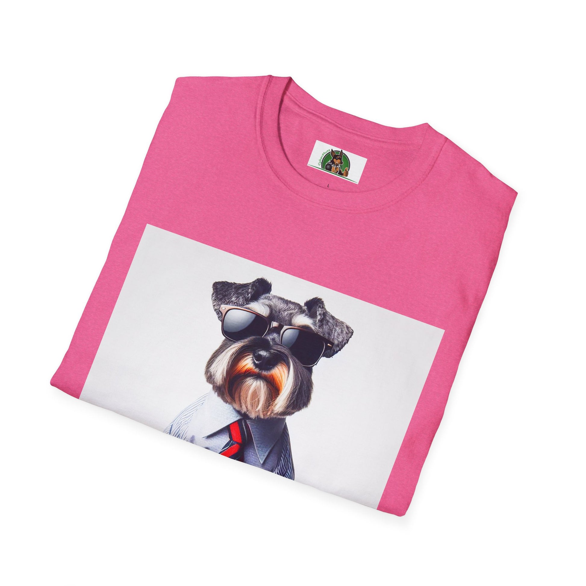 Schnauzer T-Shirt with Miniature Schnauzer Design T-Shirt Printify   