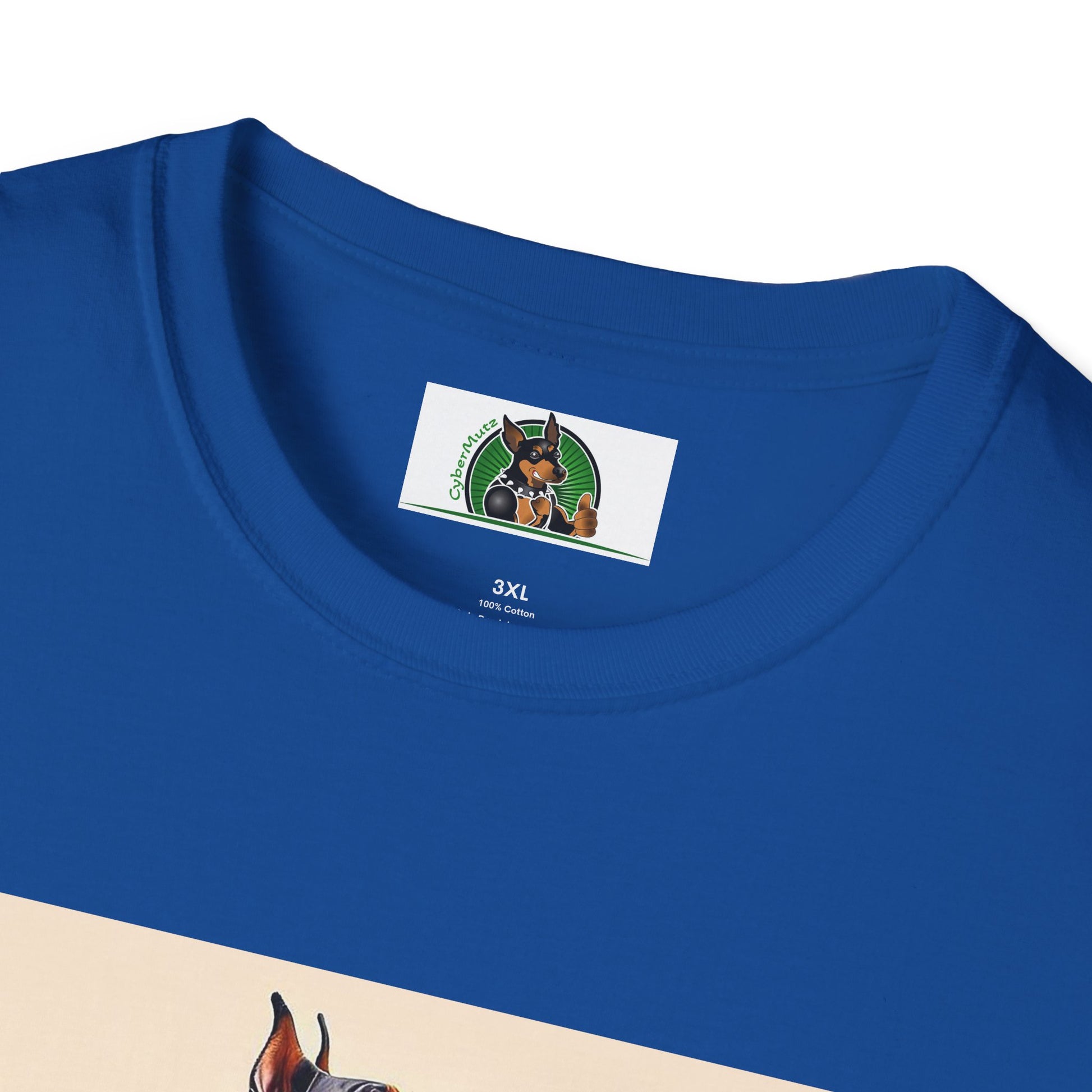 Dancing Doberman Unisex T-Shirt T-Shirt Printify