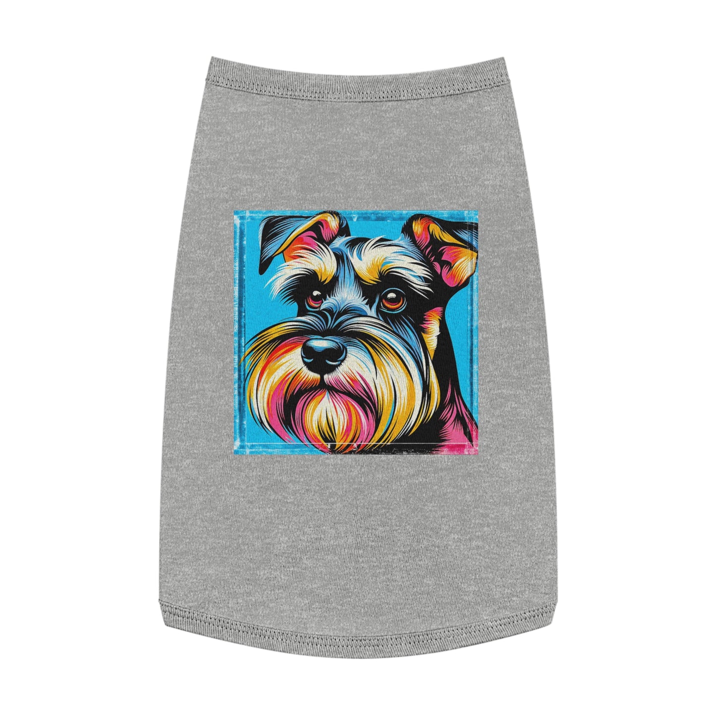 Pet Tank Top Miniature Schnauzer Pets Printify   