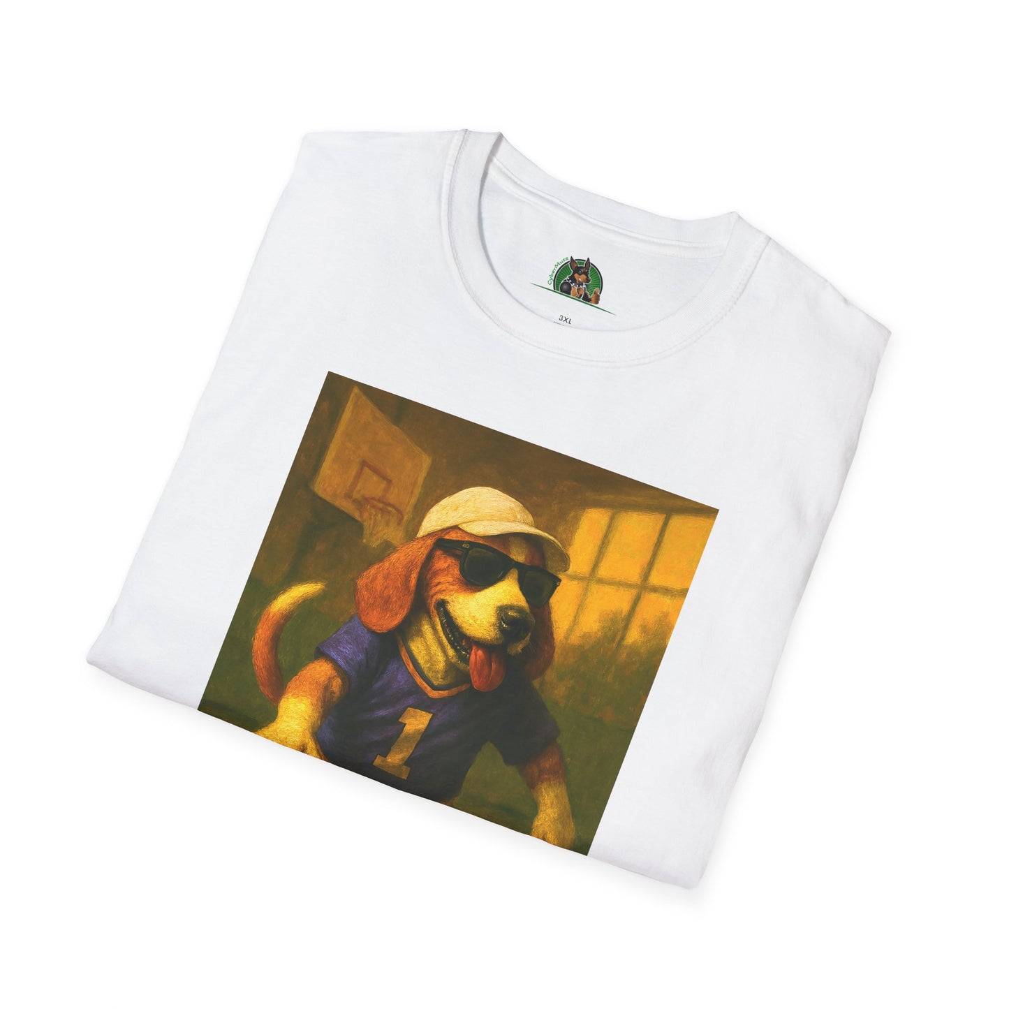 Sports Beagle T-Shirt Basketball T-Shirt Printify