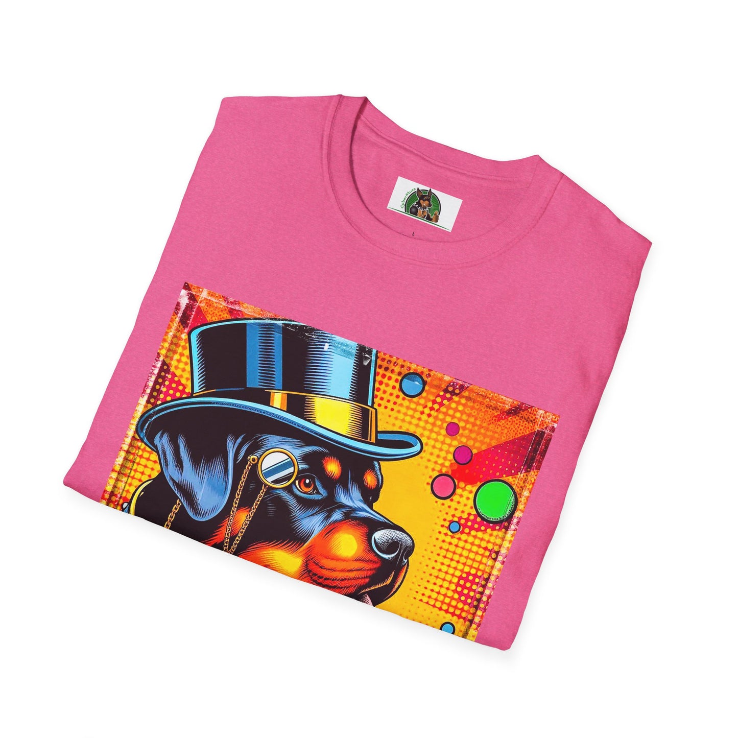 Rottweiler colorful steam punk