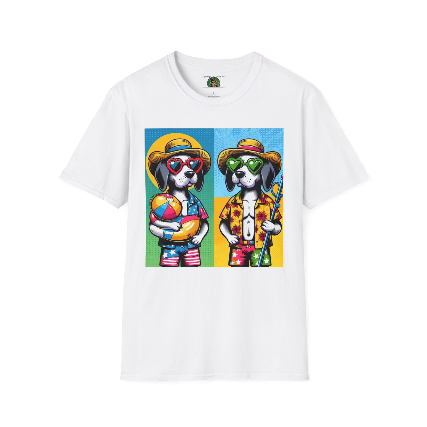 Wacky Pop Art T-Shirt Printify White S 