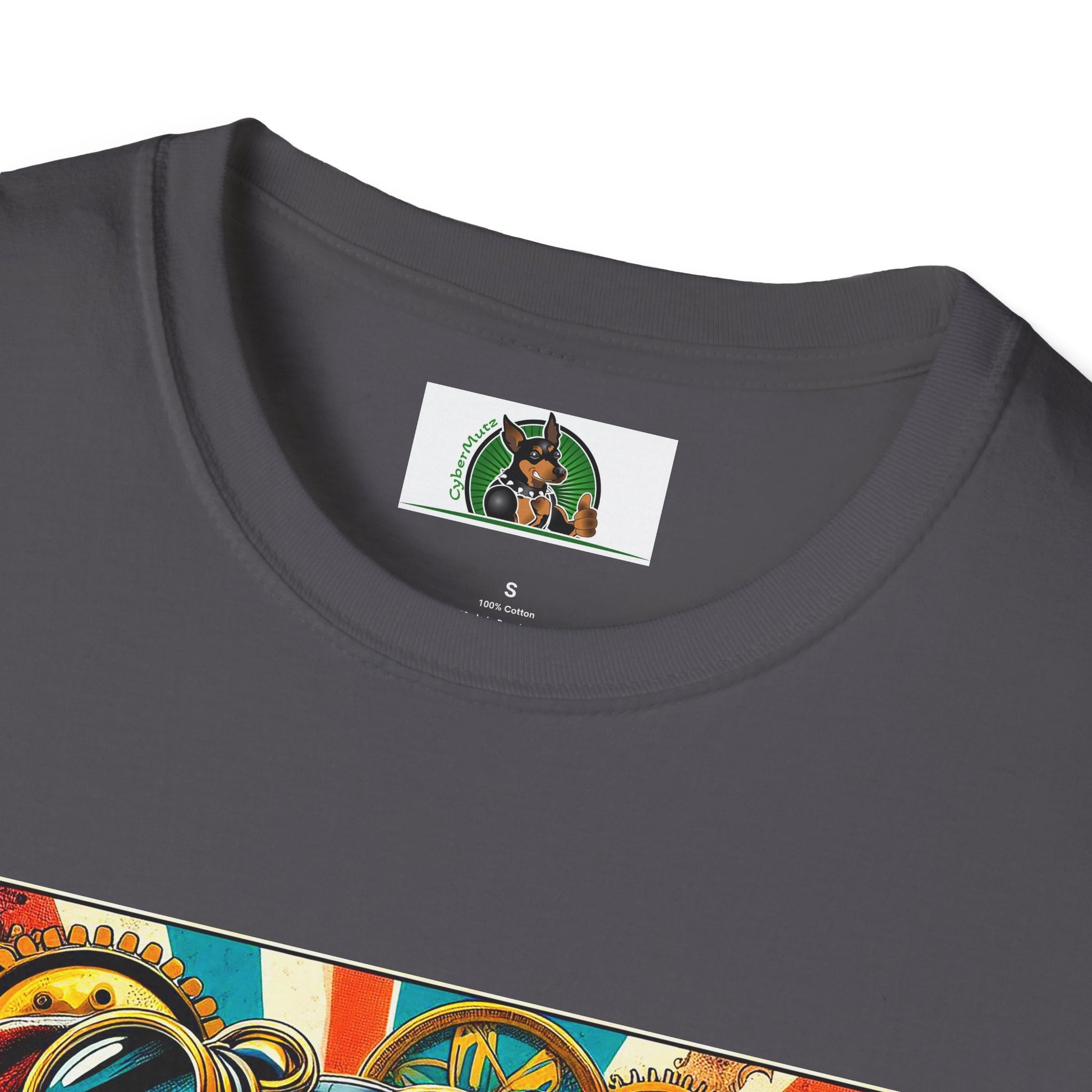 Jack Russell Steampunk T-Shirt Printify