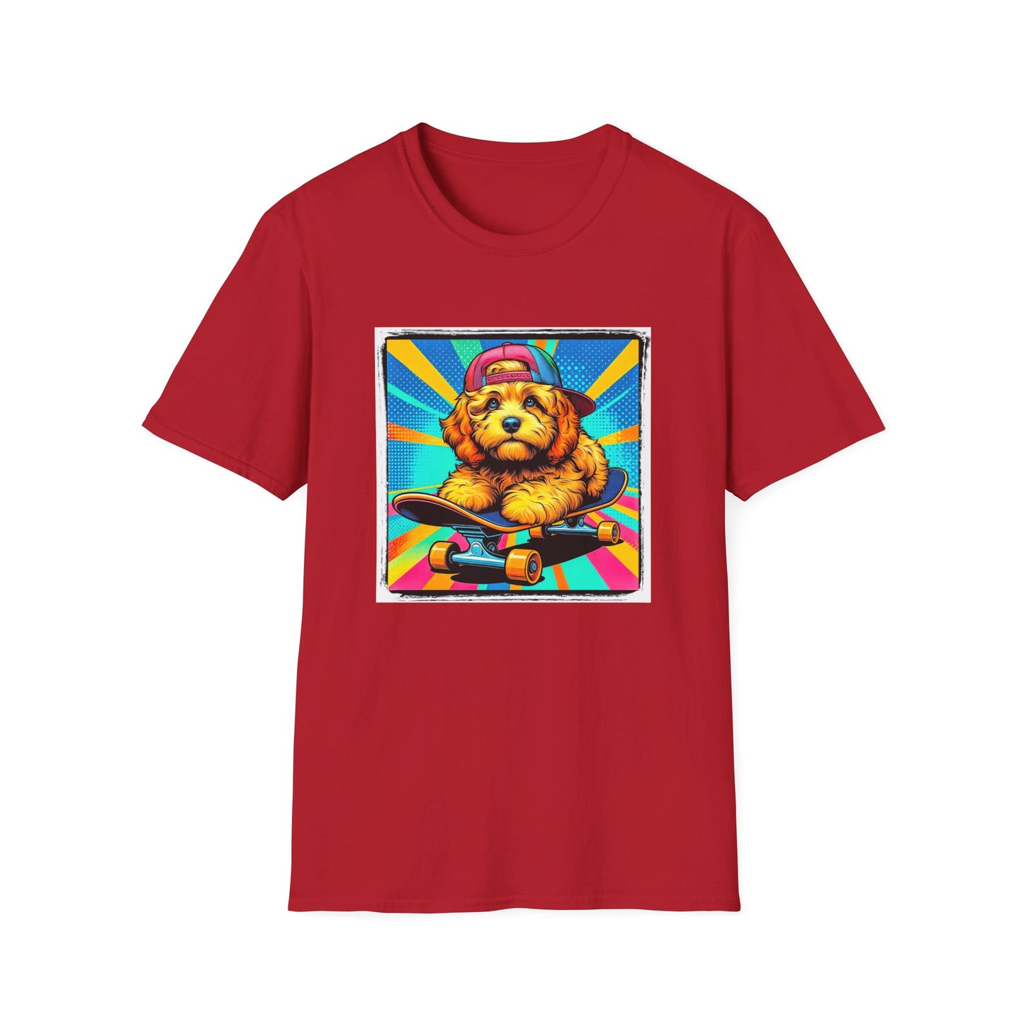 CockerPoo T-Shirt Printify S Cherry Red